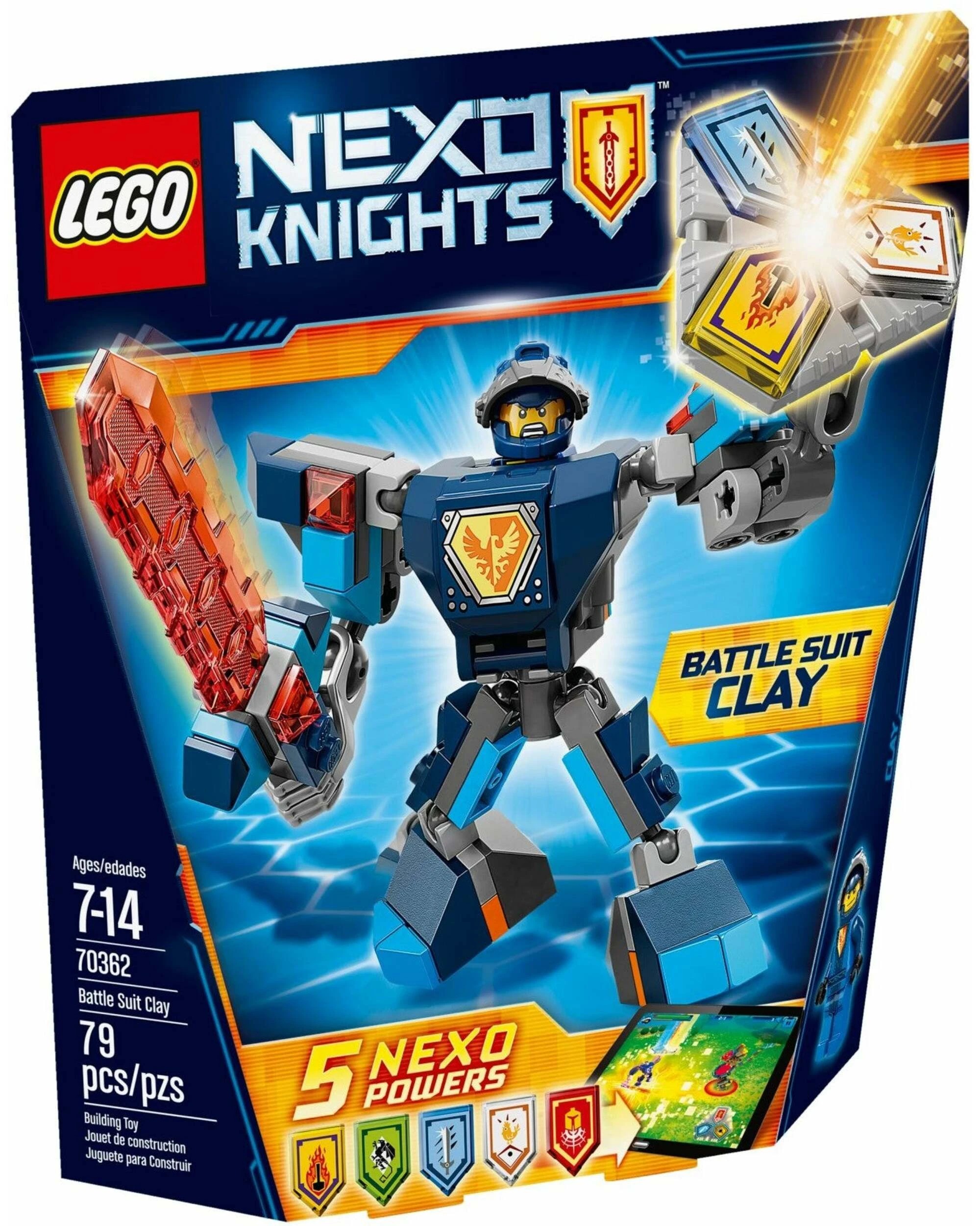 1 LEGO 70362 Battle Suit Clay - NEXO KNIGHTS Mech, 1 of 4