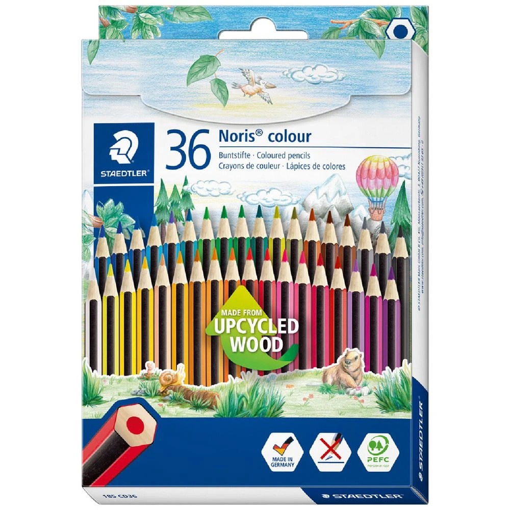 1 Staedtler Noris Coloured Pencils 36 Pack, 1 of 6