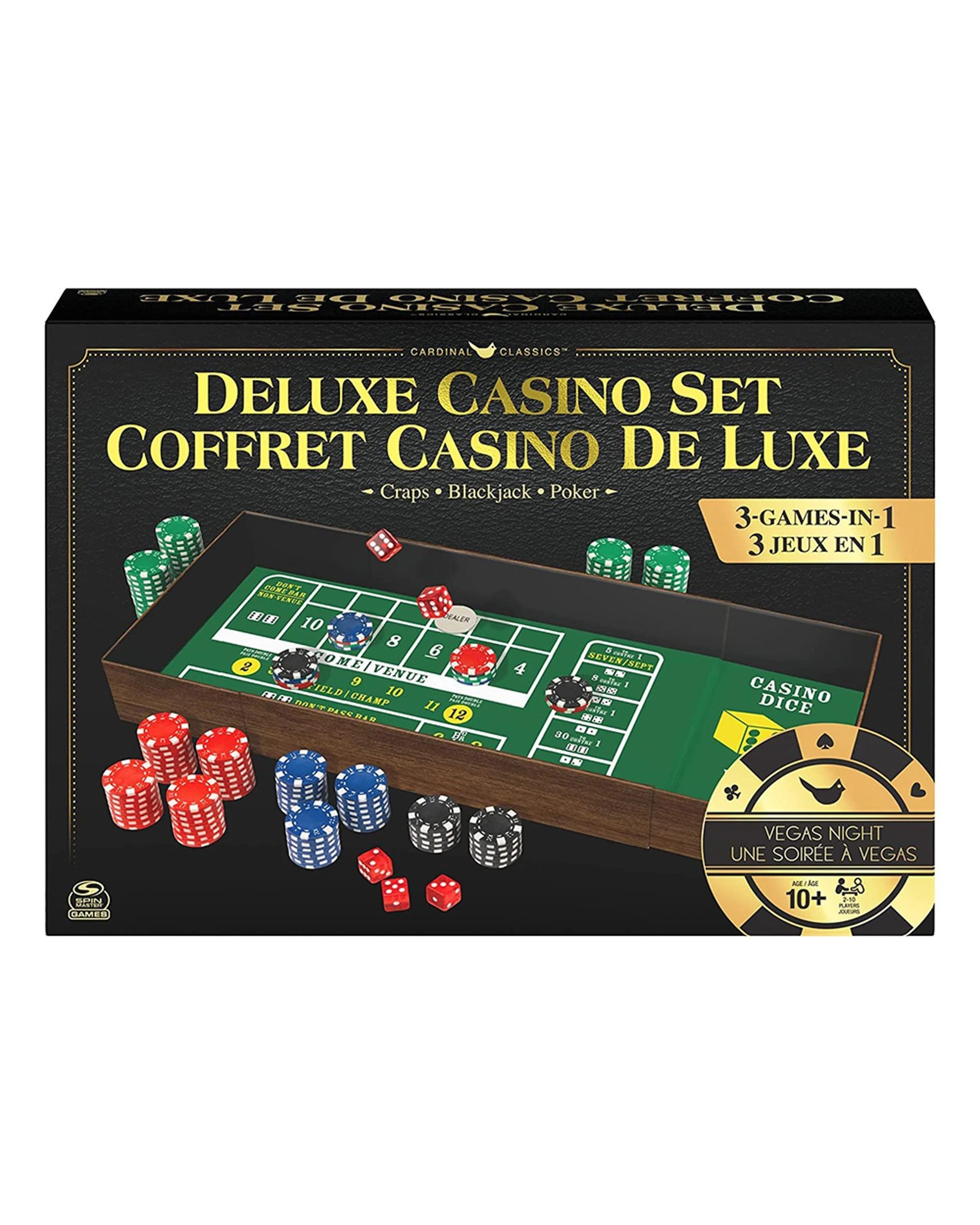 1 Classic Games Deluxe Casino Set, 1 of 1