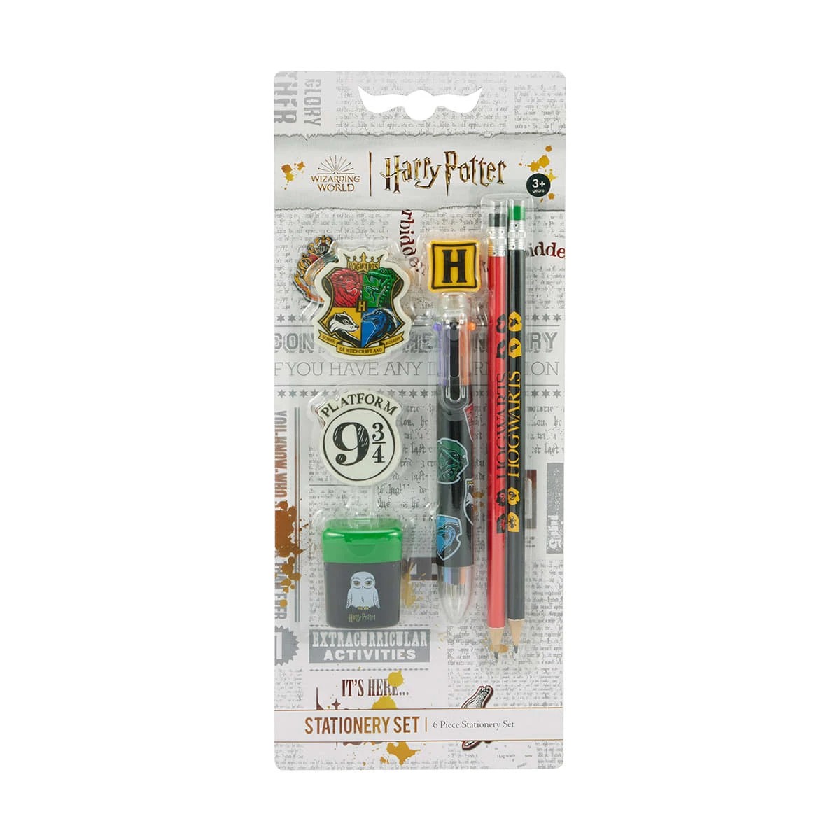 9 6 Piece Wizarding World Harry Potter Stationery Set, 9 of 10