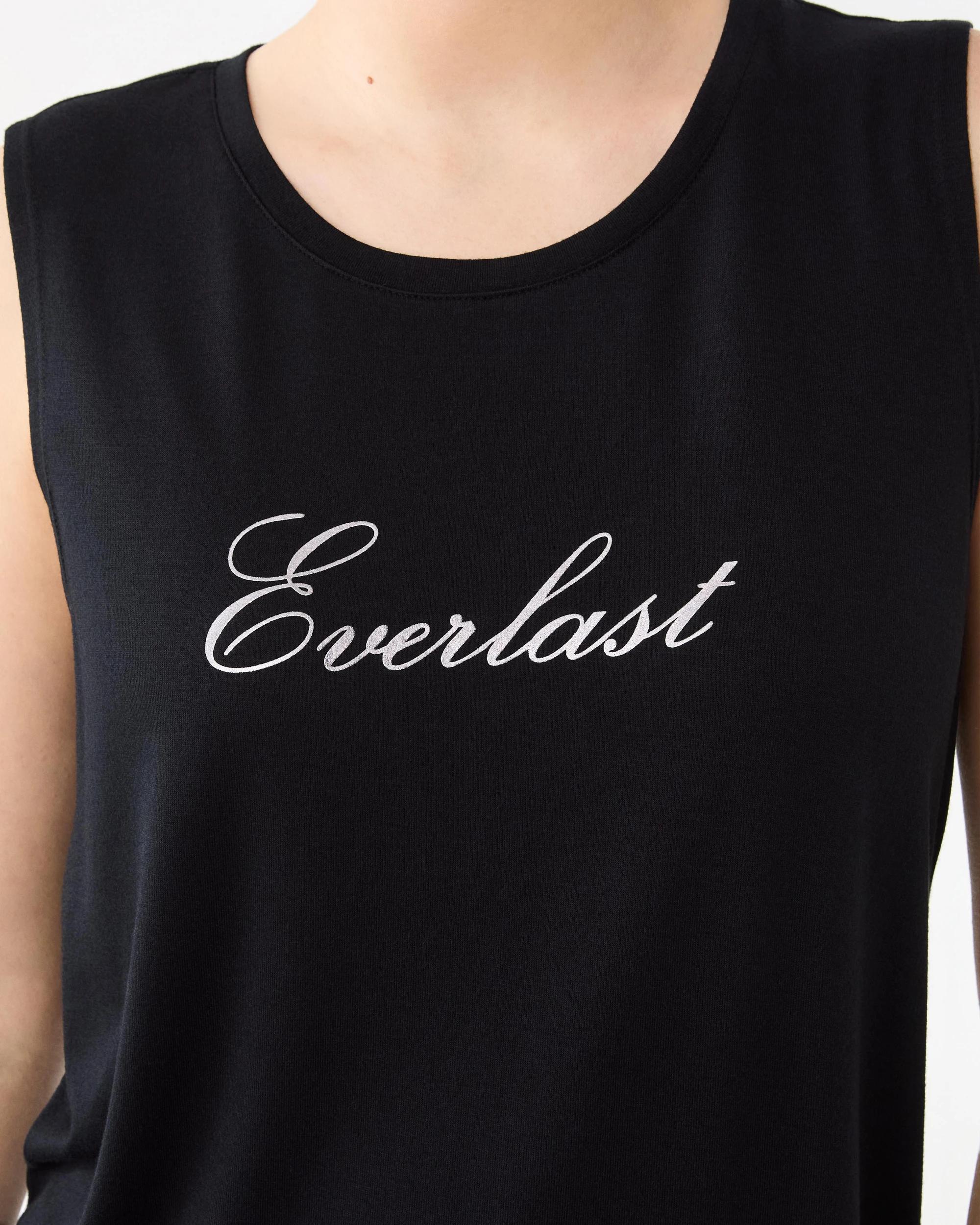 5 Everlast Womens Twist Back Tank Black, 5 of 7