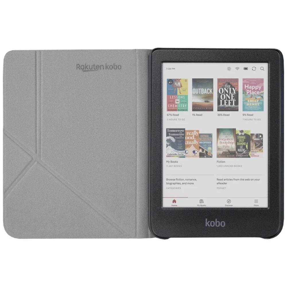 3 Kobo SleepCover Case for Kobo Clara Black, 3 of 3