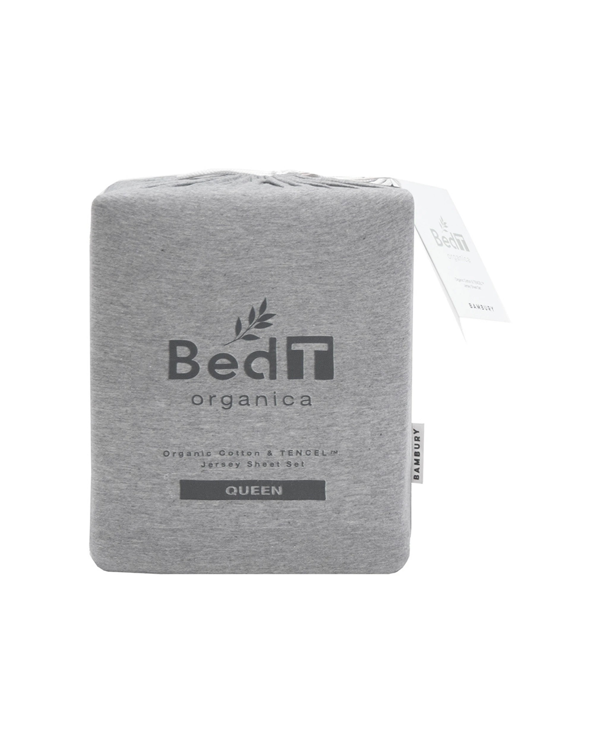 3 Bambury BedT Organica Organic Cotton Tencel Blend Jersey Knit Sheet Set, 3 of 3