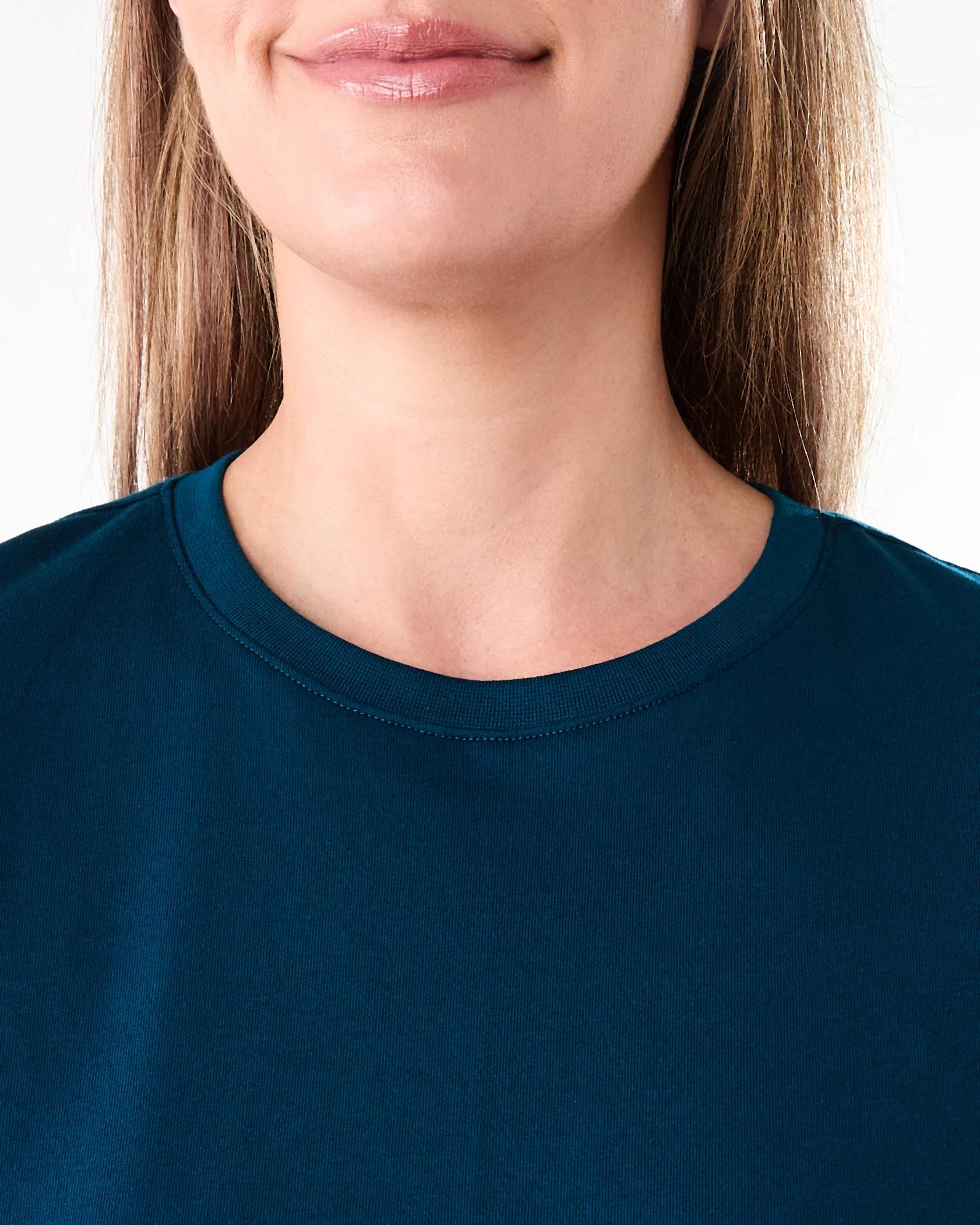 5 Short Sleeve Australian Cotton T-shirt Blu Ink, 5 of 6