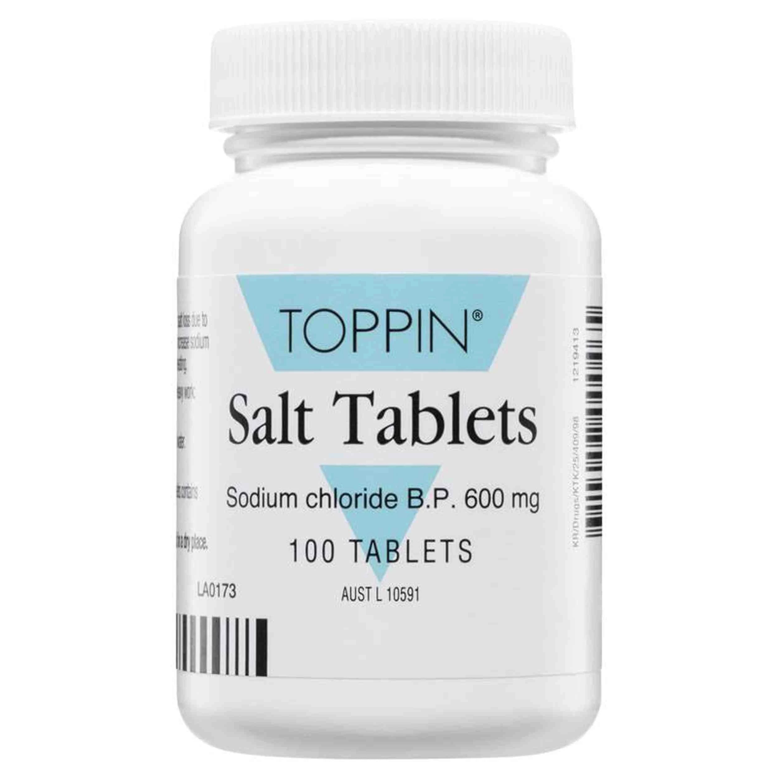 2 Toppin Salt Tablets 600Mg 100, 2 of 3