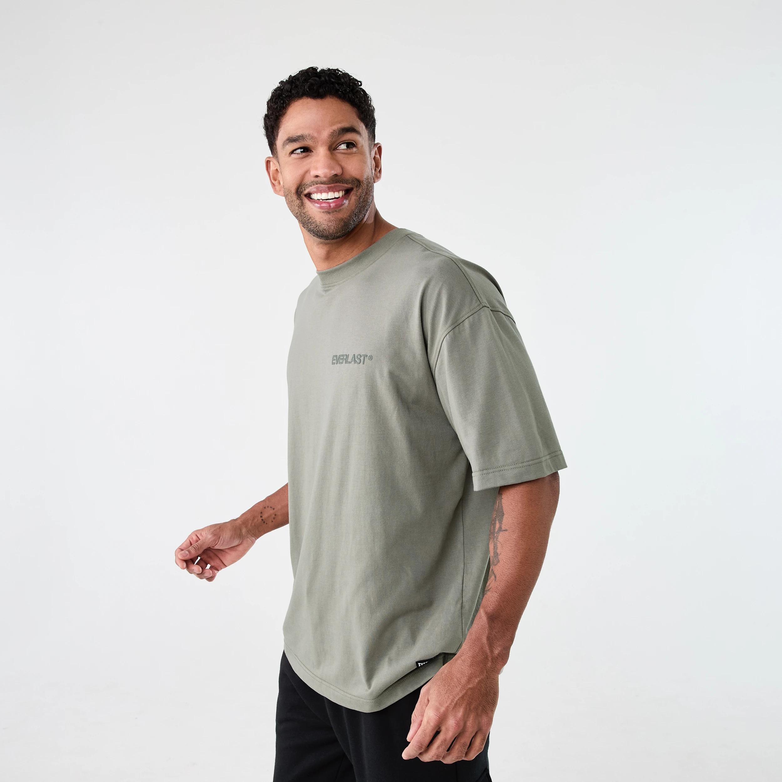 2 Everlast Mens Athletic Crew Neck T-shirt EVERLAST DRY HERB, 2 of 6