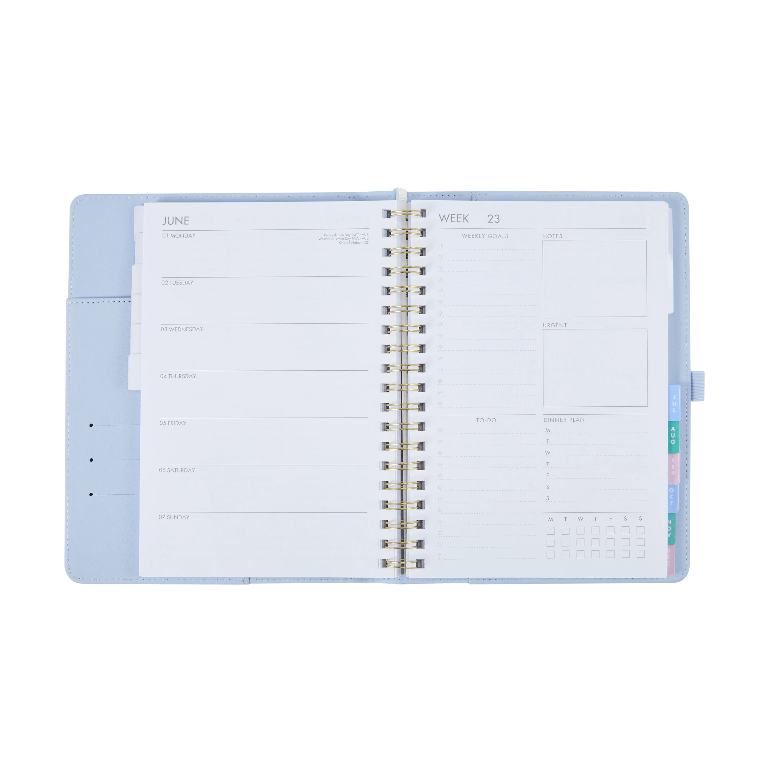3 2026 Weekly Planner - Blue, 3 of 8