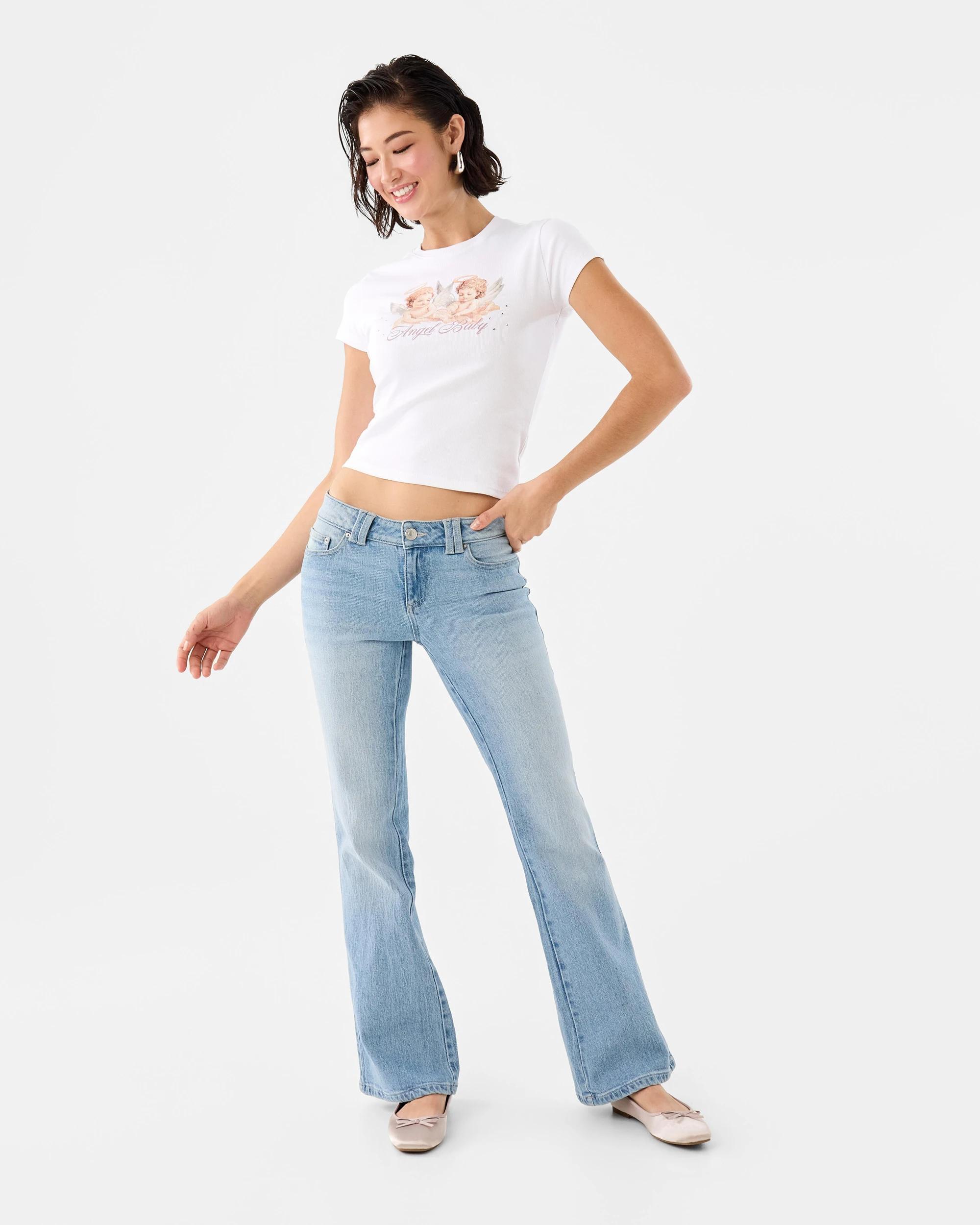 2 Neat Fit Print Rib T-shirt Angel, 2 of 9