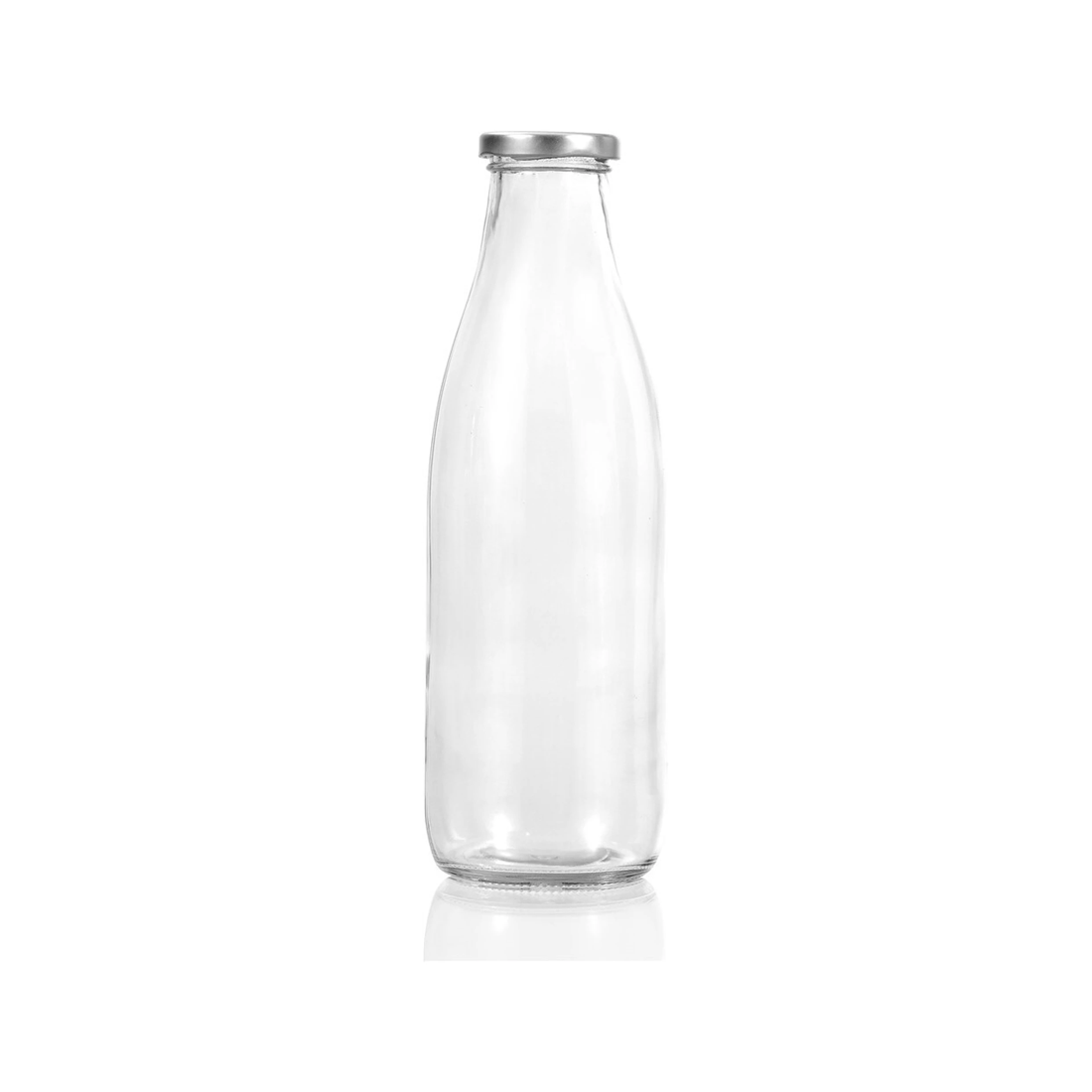 2 Lemon & Lime 1l Glass Milk Bottle Container Storage W/ Screw Top Lid Assorted
 - Multi, 2 of 4