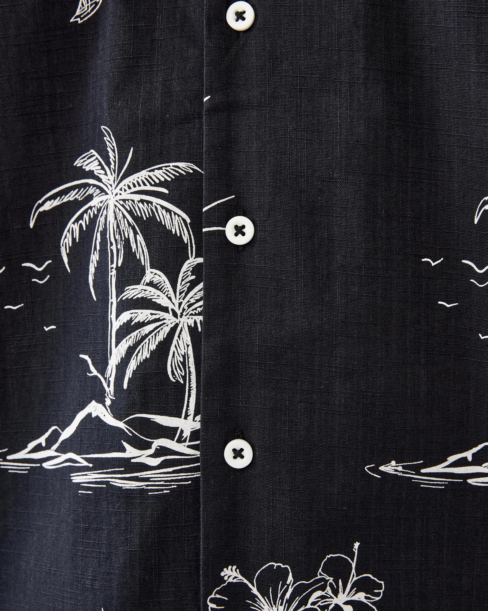 8 Short Sleeve Textured Print Shirt Bkl Bech, 8 of 8