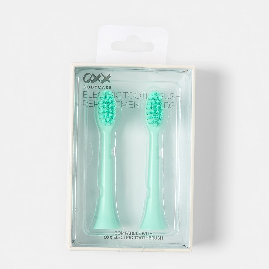 4 OXX Bodycare 2 Pack Electric Toothbrush Replacement Heads - Green, 4 of 5