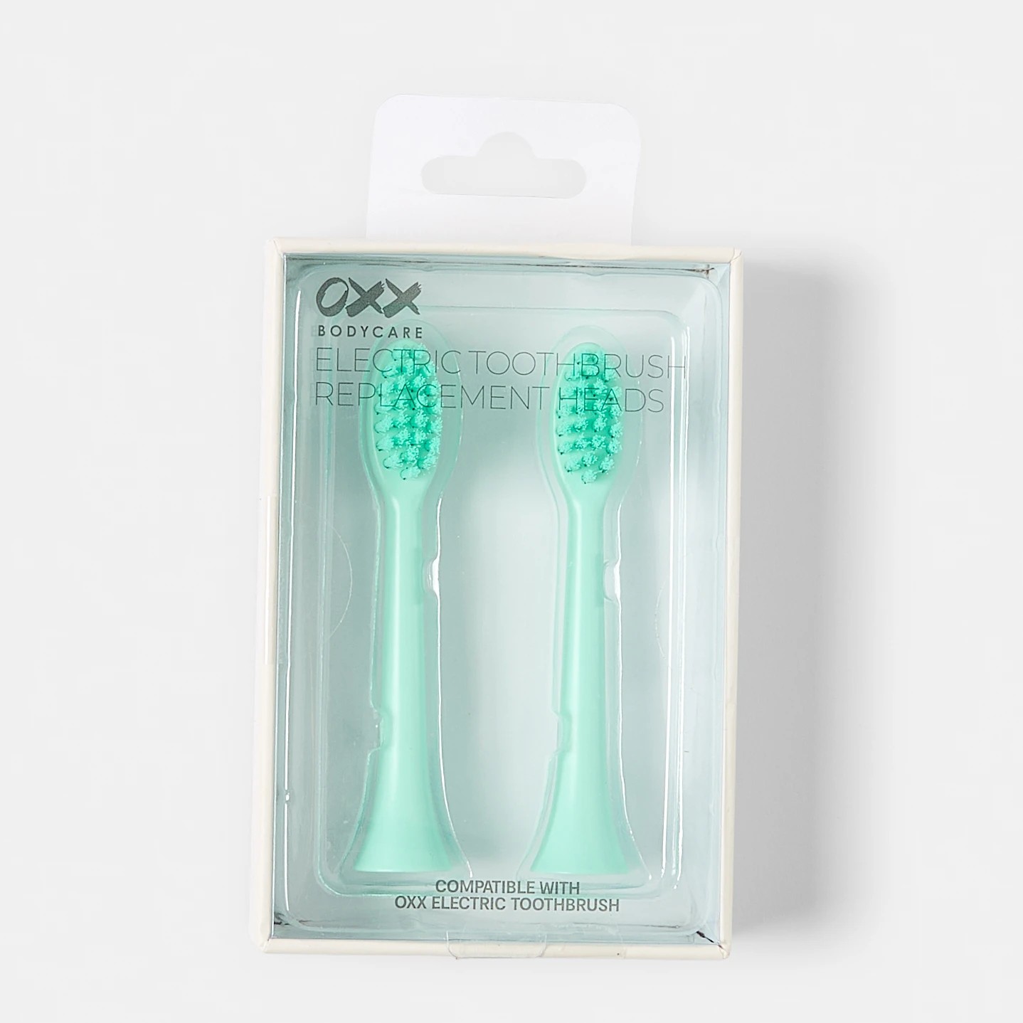 4 OXX Bodycare 2 Pack Electric Toothbrush Replacement Heads - Green, 4 of 5
