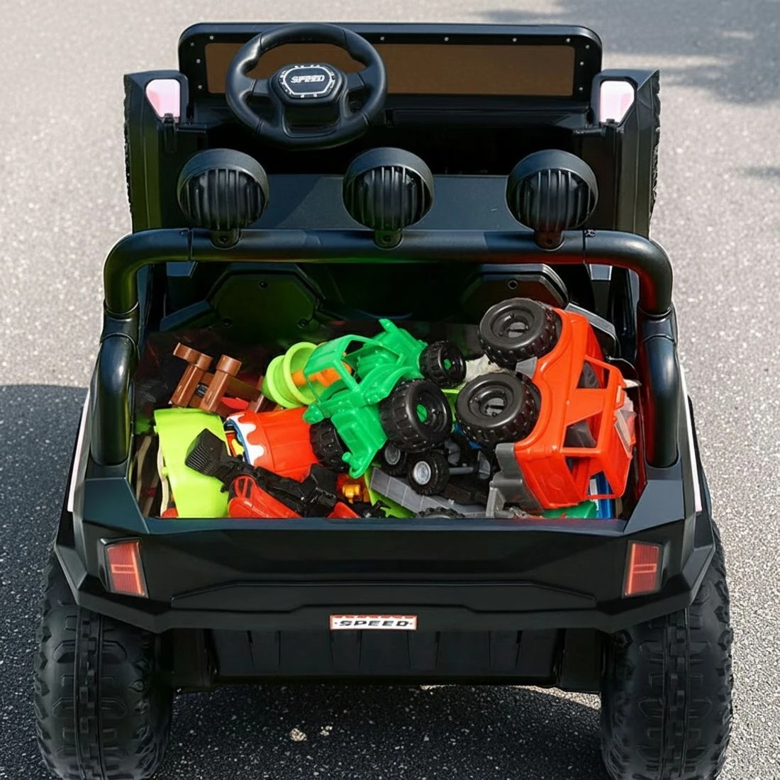 5 Rigo Kids Ride On Car Electric Toys Cars Headlight Music Remote Control - Pink, 5 of 7