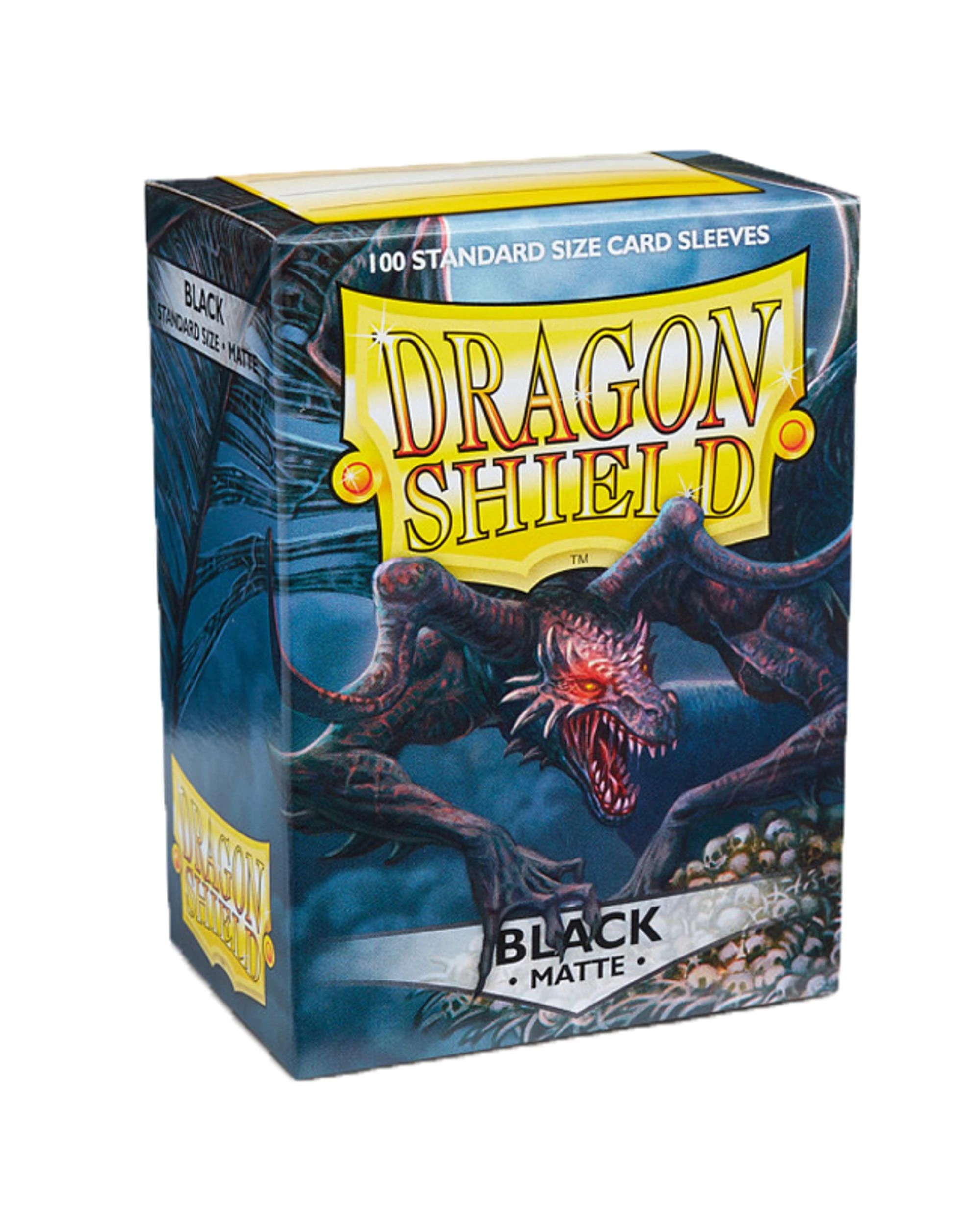 1 Dragon Shield Rhipodon Matte Black Sleeves 100 Pack, 1 of 2