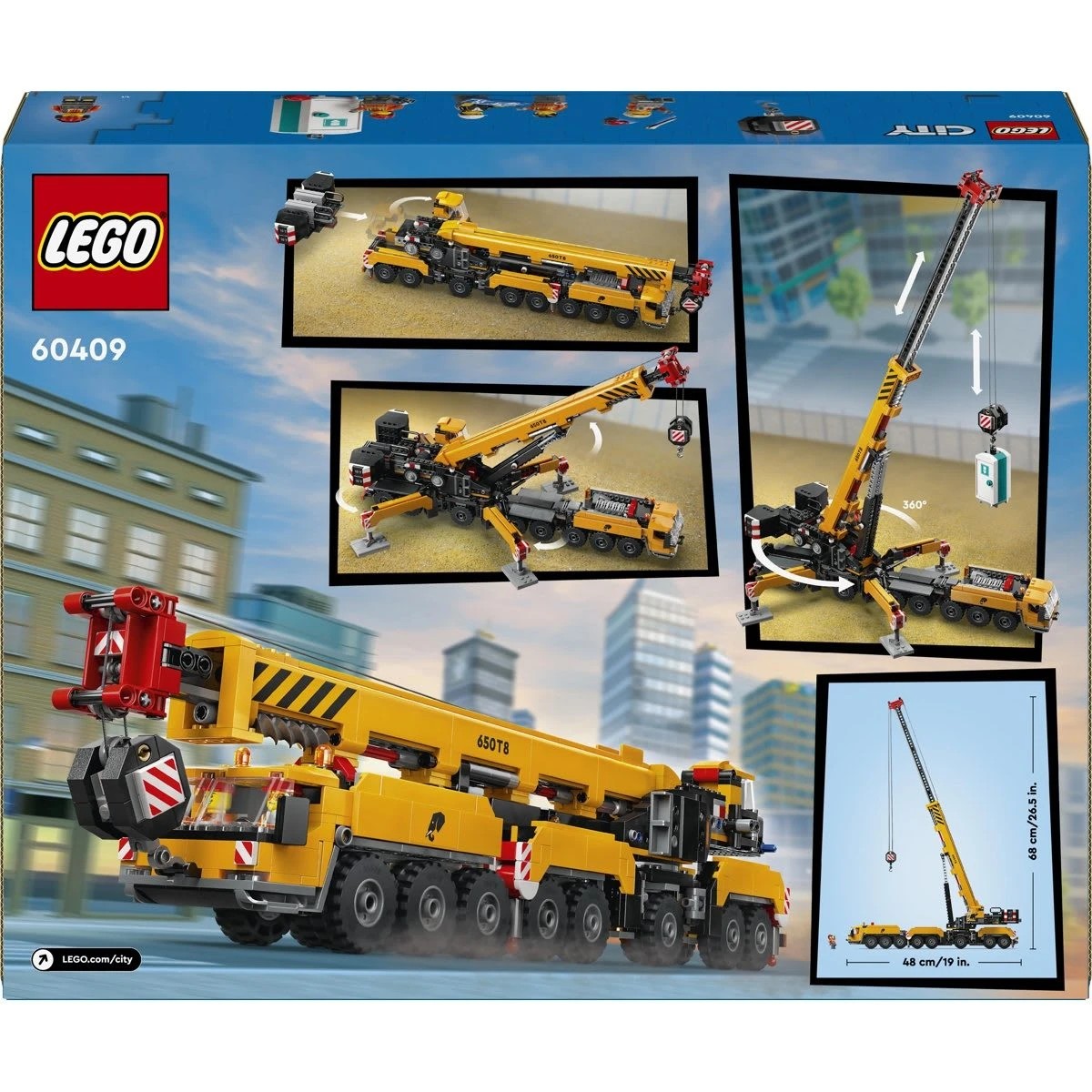 11 LEGO City Big Vehicles Yellow Mobile Construction Crane 60409, 11 of 11