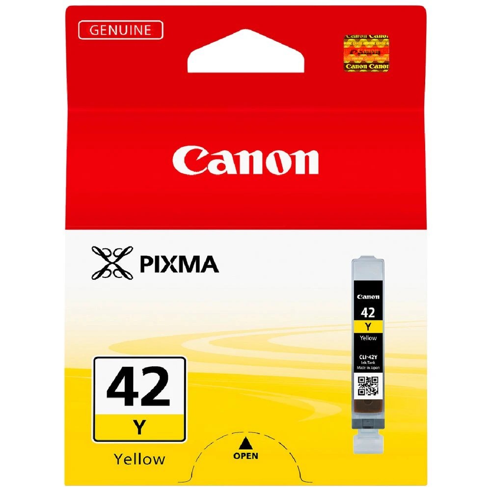 1 Canon CLI 42 Ink Cartridge Yellow, 1 of 4