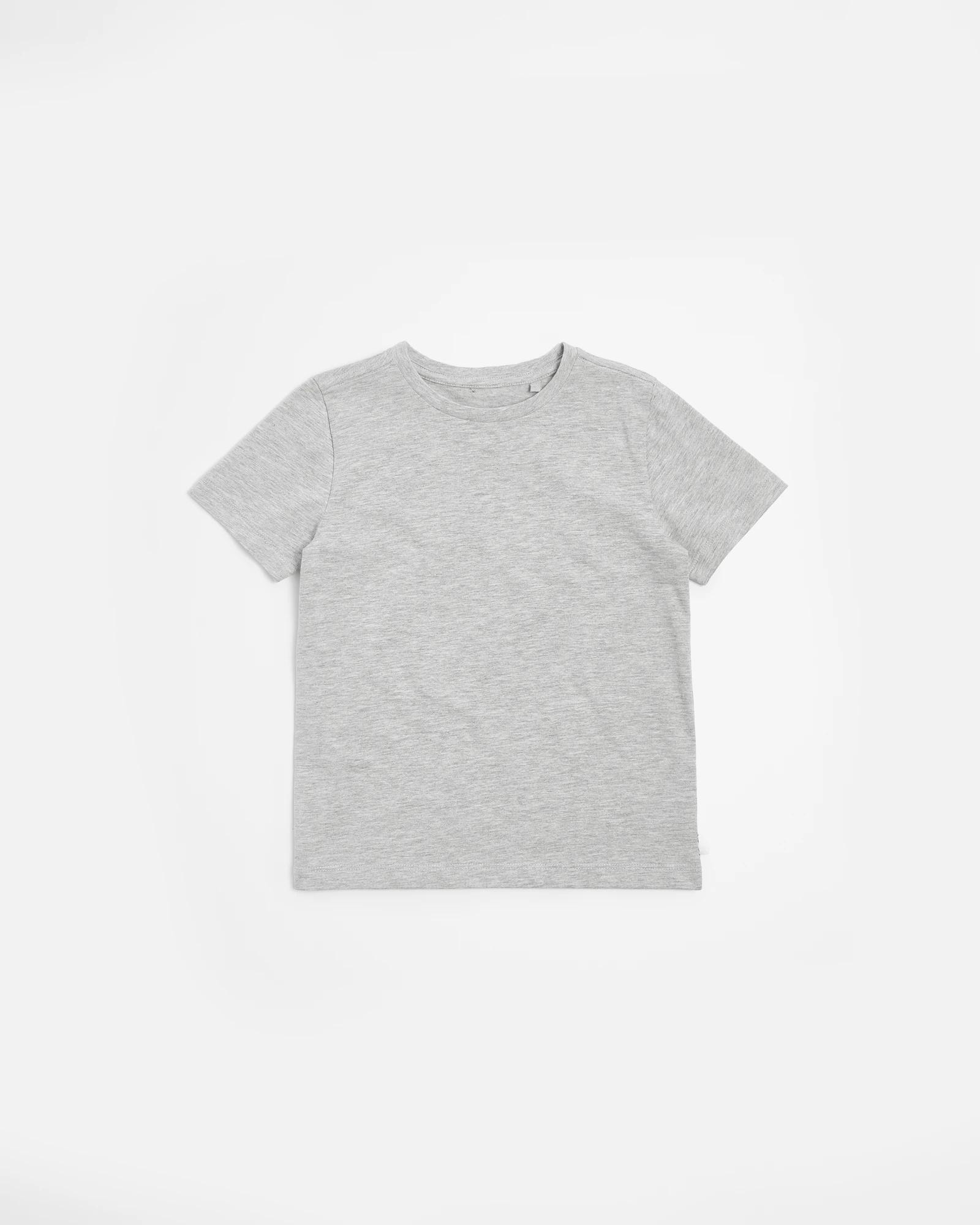 2 Target Australian Cotton Boys 2 Pack T-shirts GREY, 2 of 3