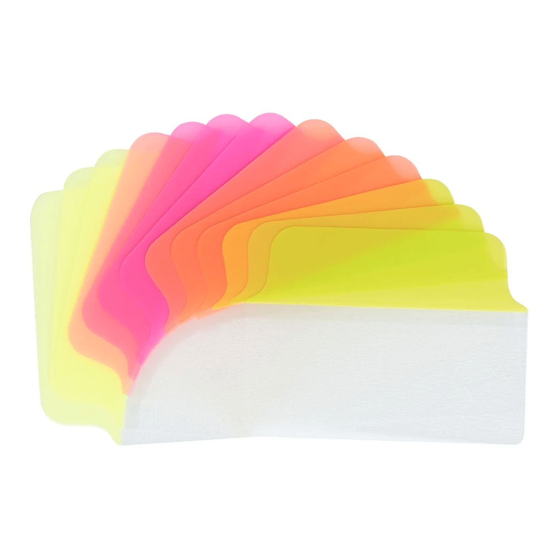 3 J.Burrows Tabs 51x38mm Neon Assorted 4 Pack, 3 of 3