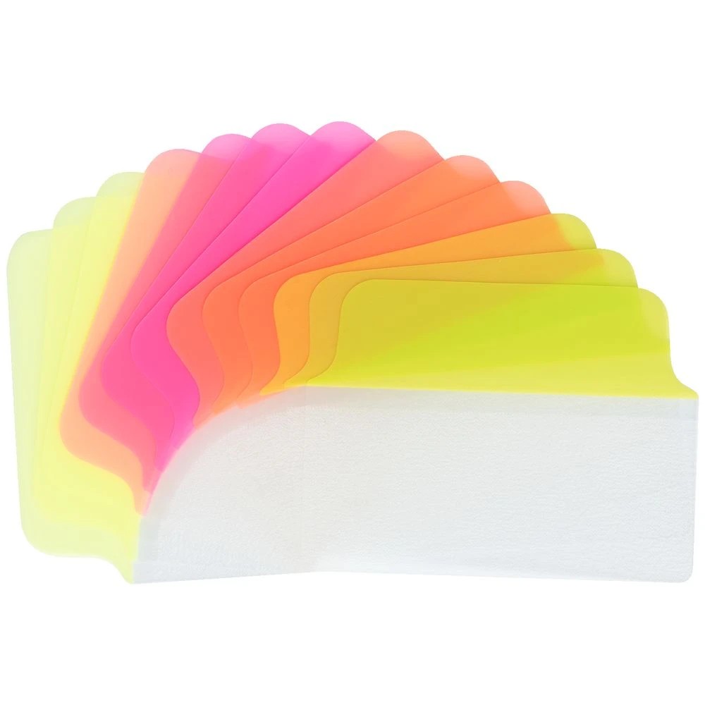 3 J.Burrows Tabs 51x38mm Neon Assorted 4 Pack, 3 of 3