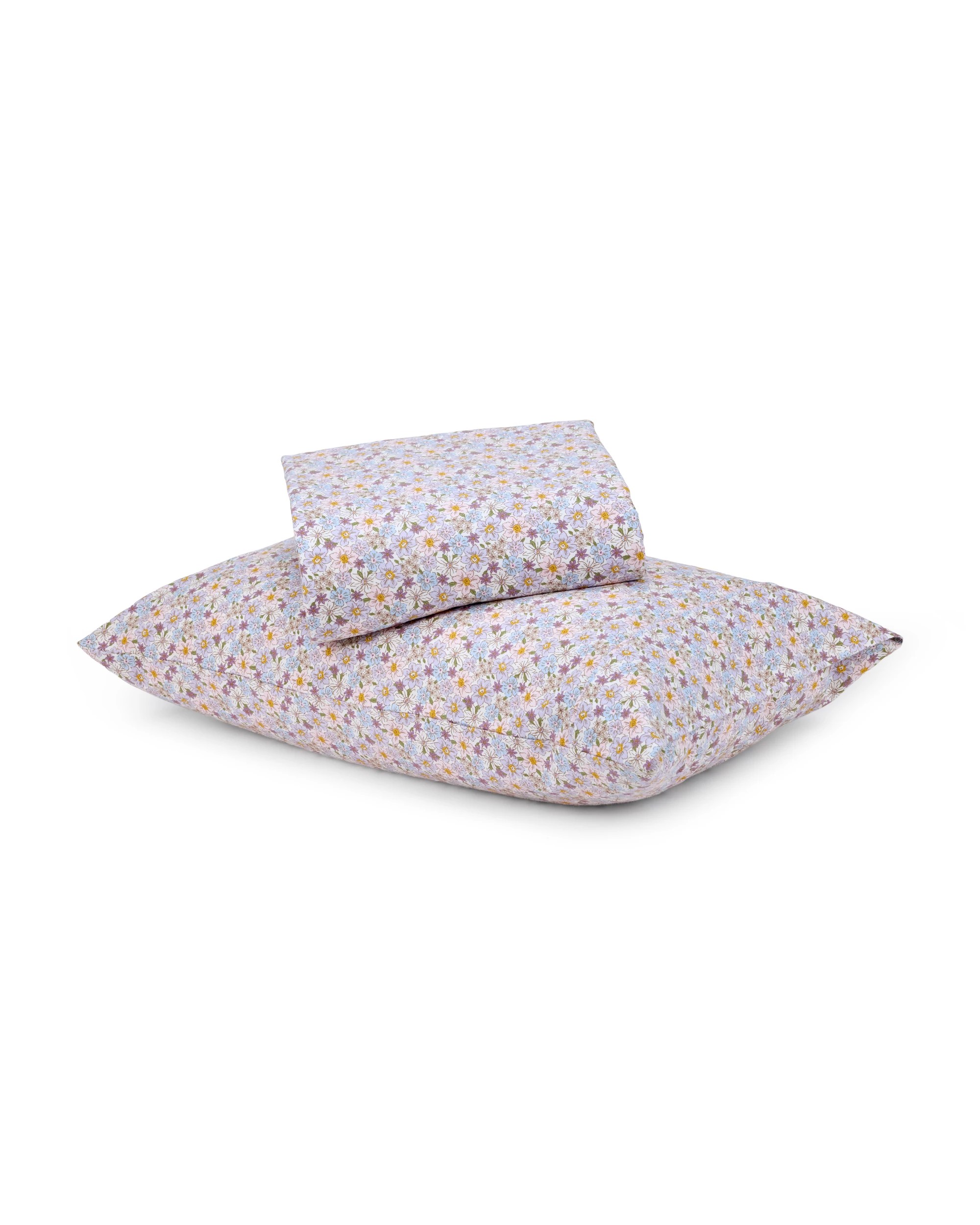 1 Floral Cotton Flannelette Sheet Set - Single Bed, 1 of 7