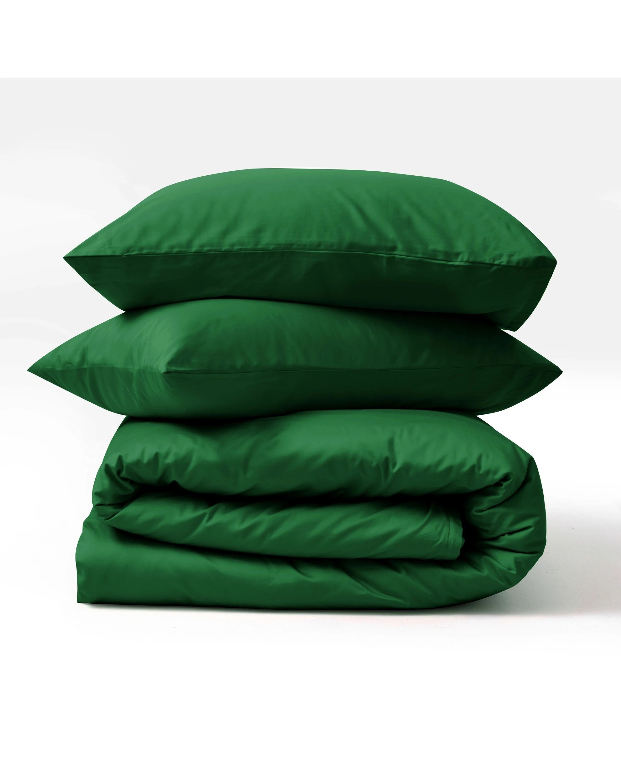 2 Serene 400TC Bamboo Cotton Sateen Quilt Cover Set - Double Bed - Eden Green, 2 of 5