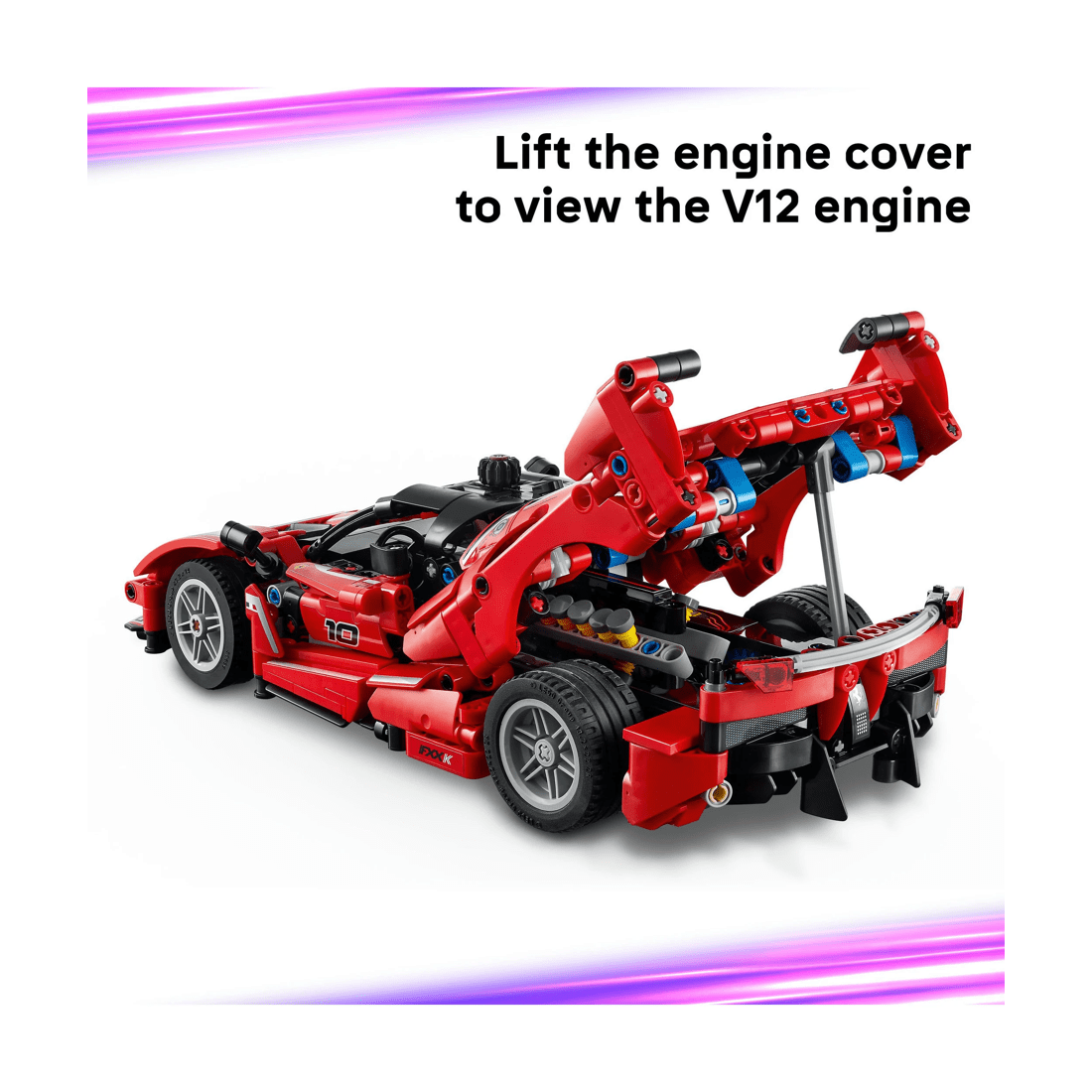 4 LEGO Technic Ferrari FXX K 42212, 4 of 10