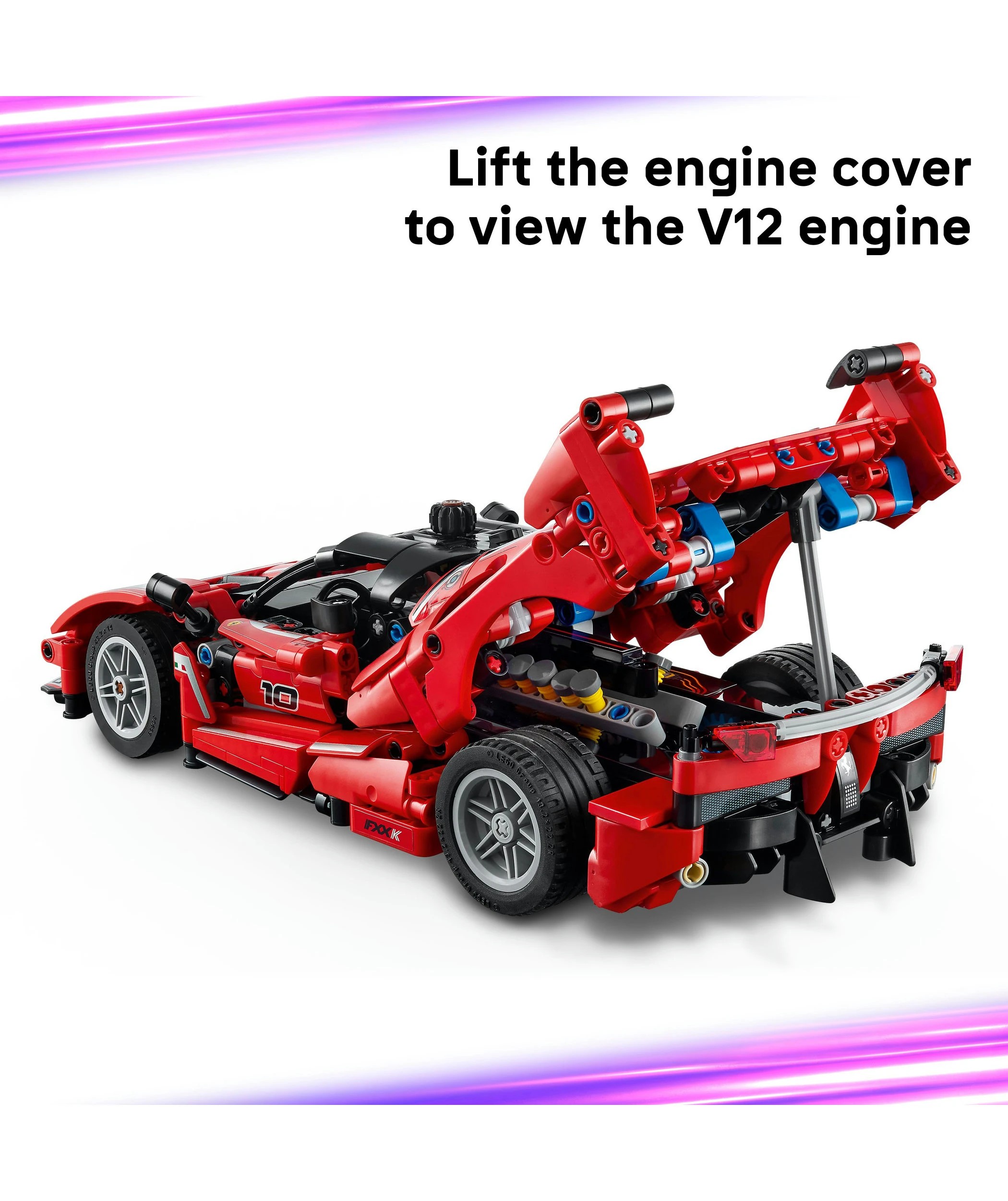 4 LEGO Technic Ferrari FXX K 42212, 4 of 10