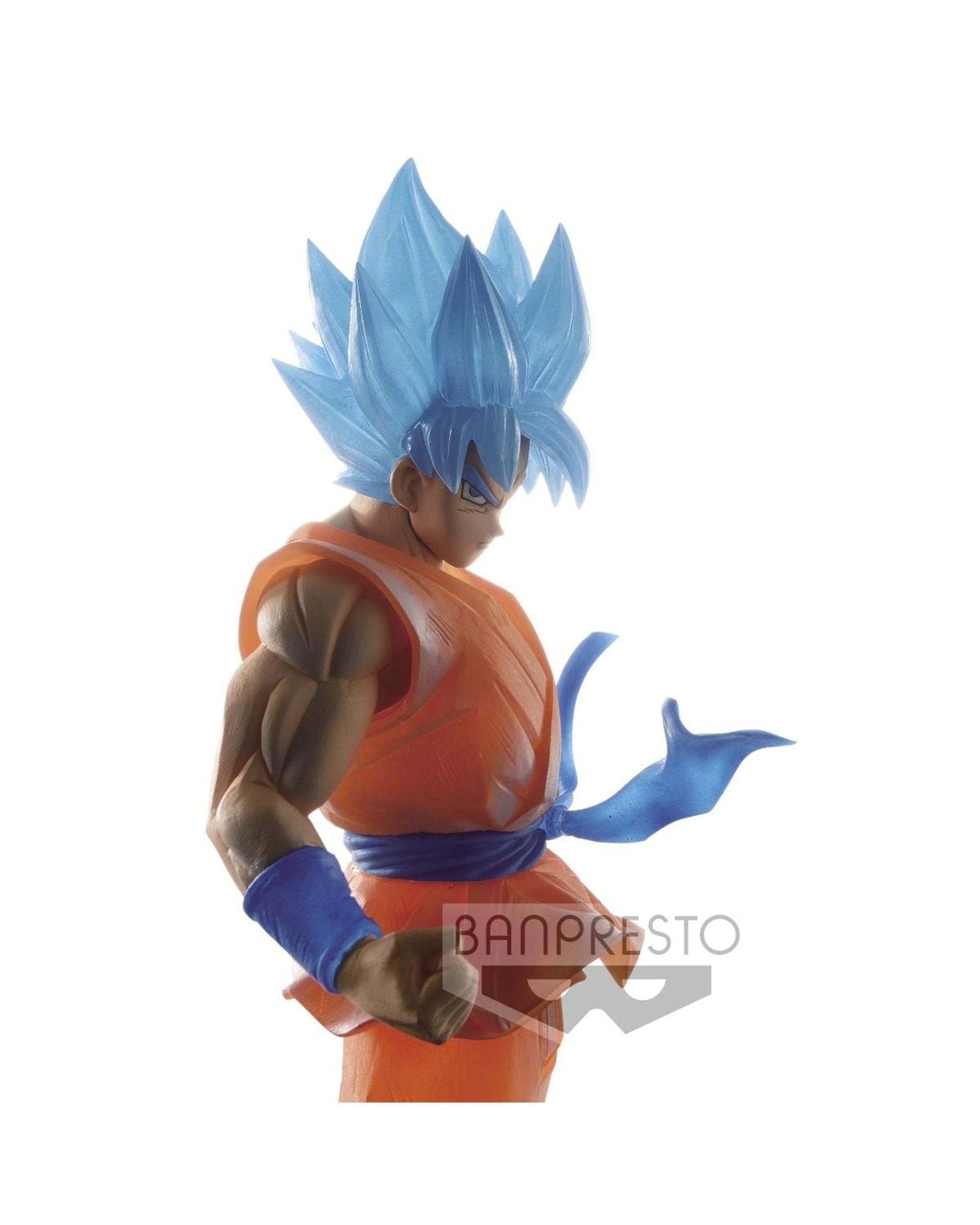 4 Banpresto Clearise Dragon Ball Super Super Saiyan God Super Saiyan Son Goku Figure, 4 of 5
