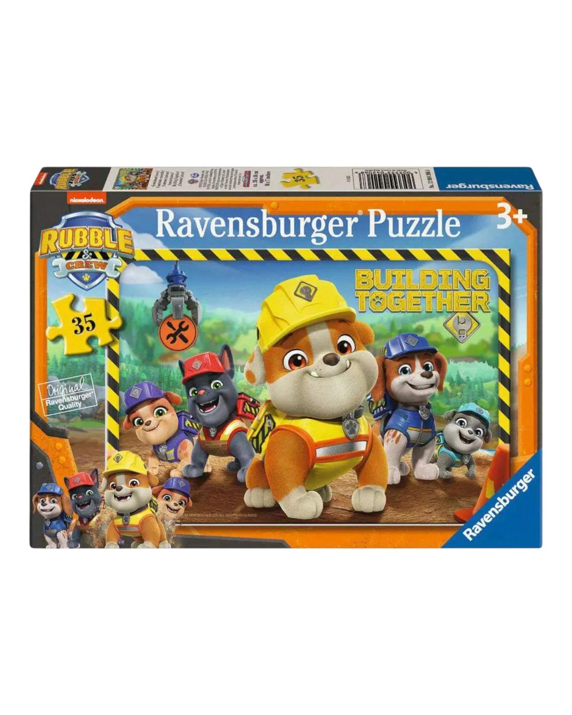 1 Ravensburger Paw Patrol Rubble and Crew 35 Piece Jigsaw Puzzle, 1 of 2