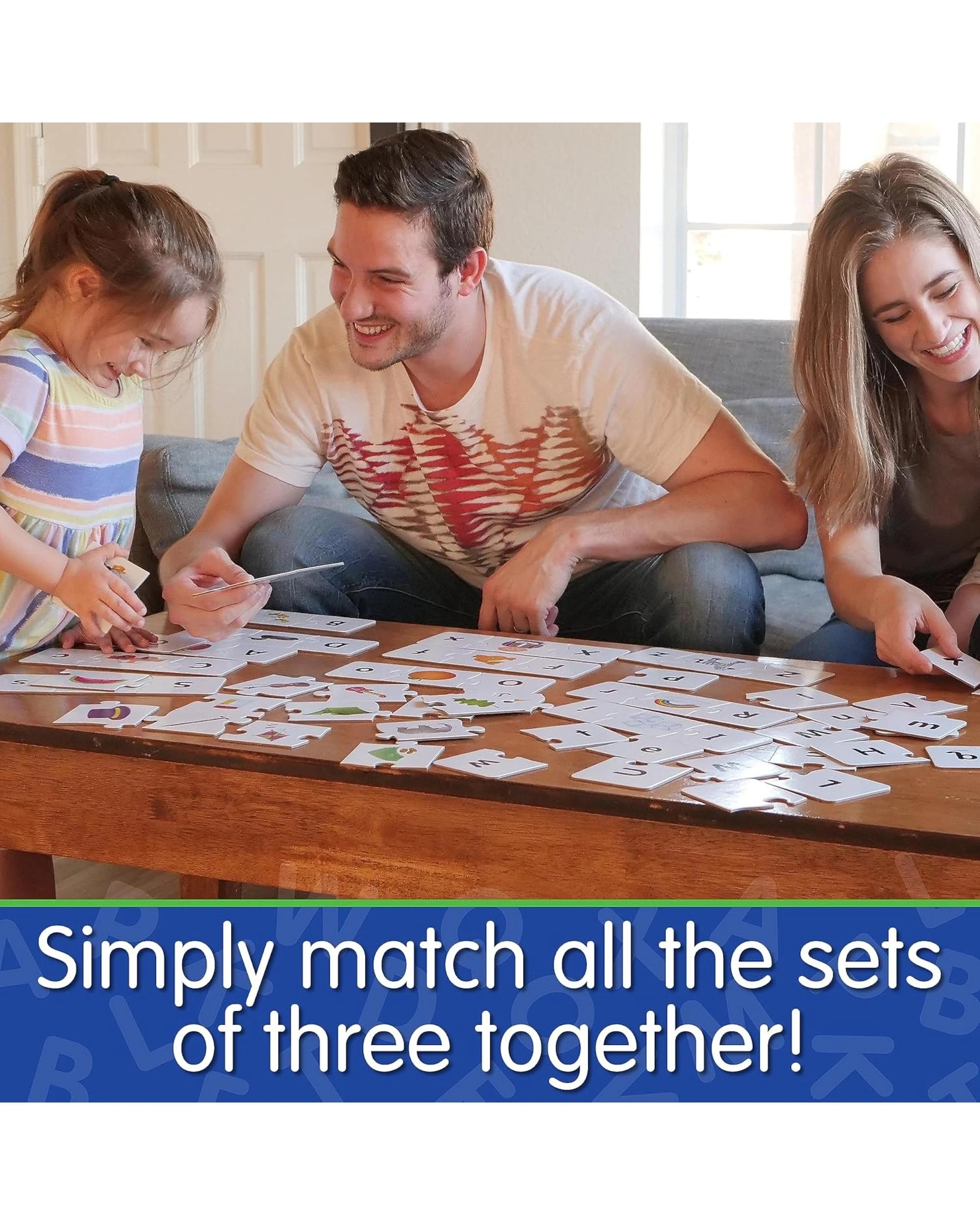 3 The Learning Journey Match It Upper and Lower Case Letters, 3 of 6