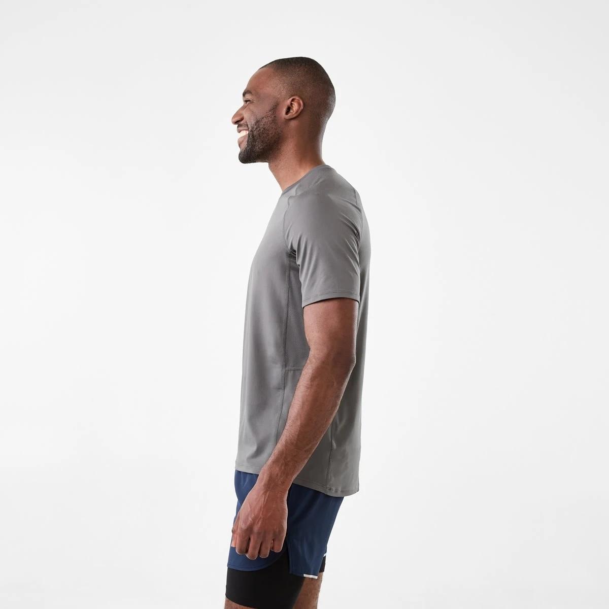 2 Active Mens Soft Touch T-shirt Gry Chelse, 2 of 7