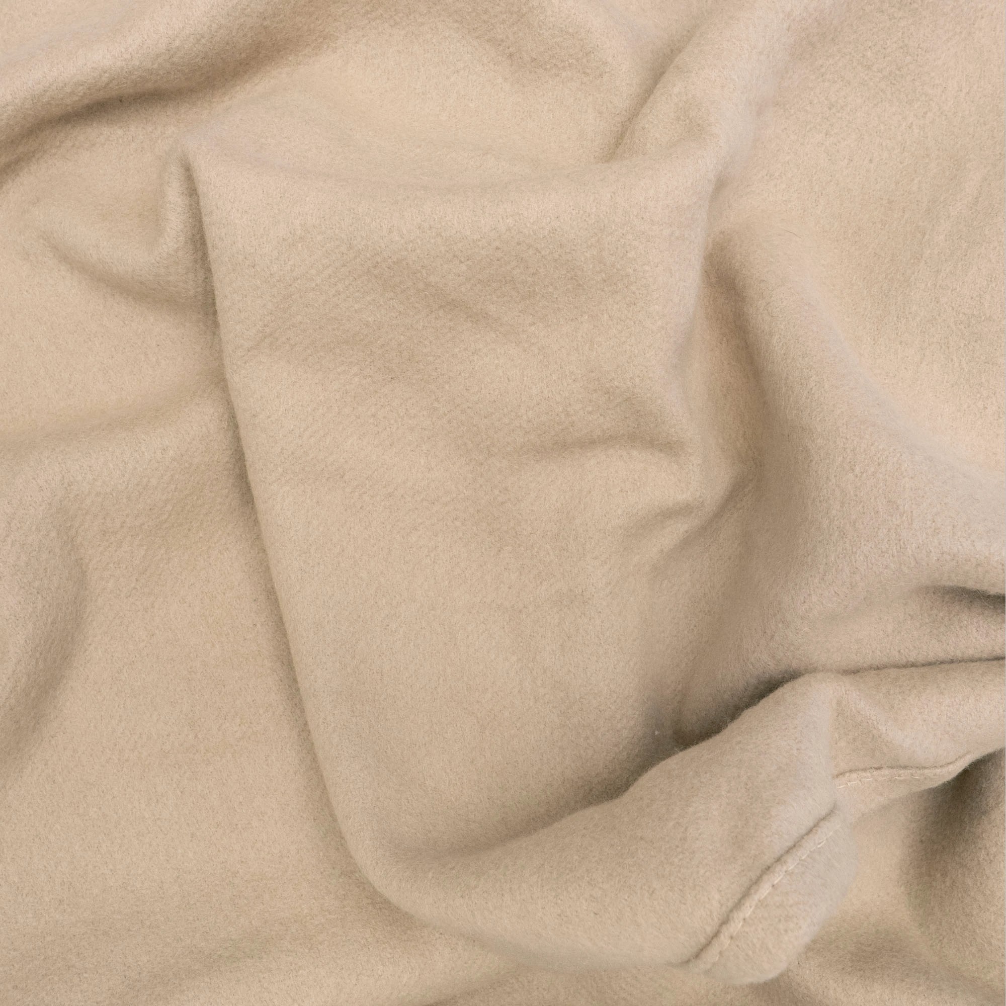 2 Bambury Carson Soft Blanket 50/50 Wool Bamboo 350gsm blend Latte - Single Bed - Natural, 2 of 2