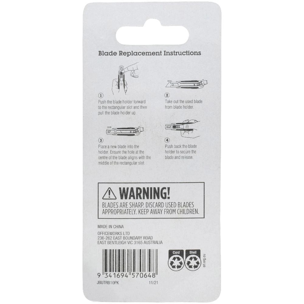4 J.Burrows Replacement Blades 10 Pack, 4 of 4