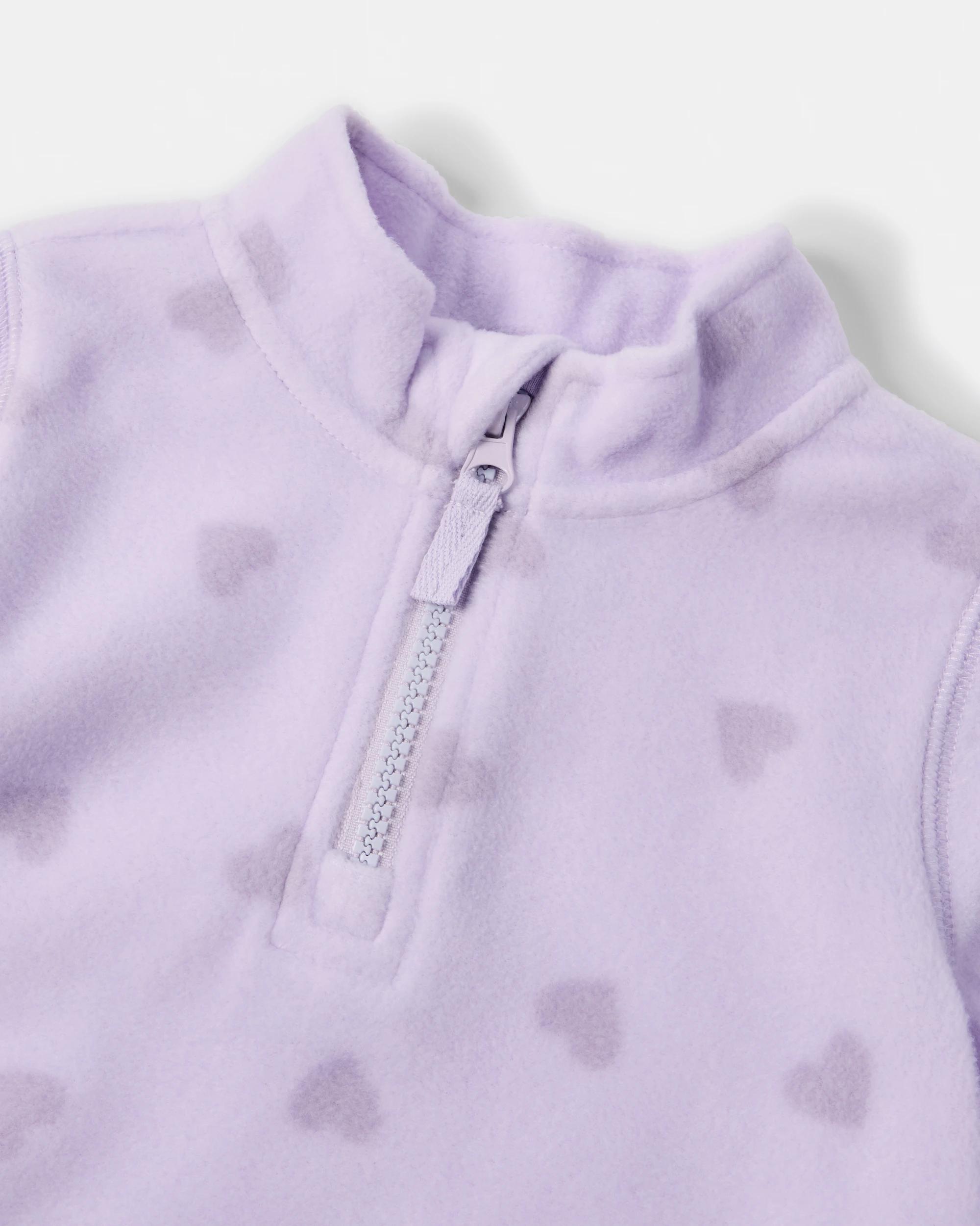 5 Polar Fleece Set Purp Heart, 5 of 5