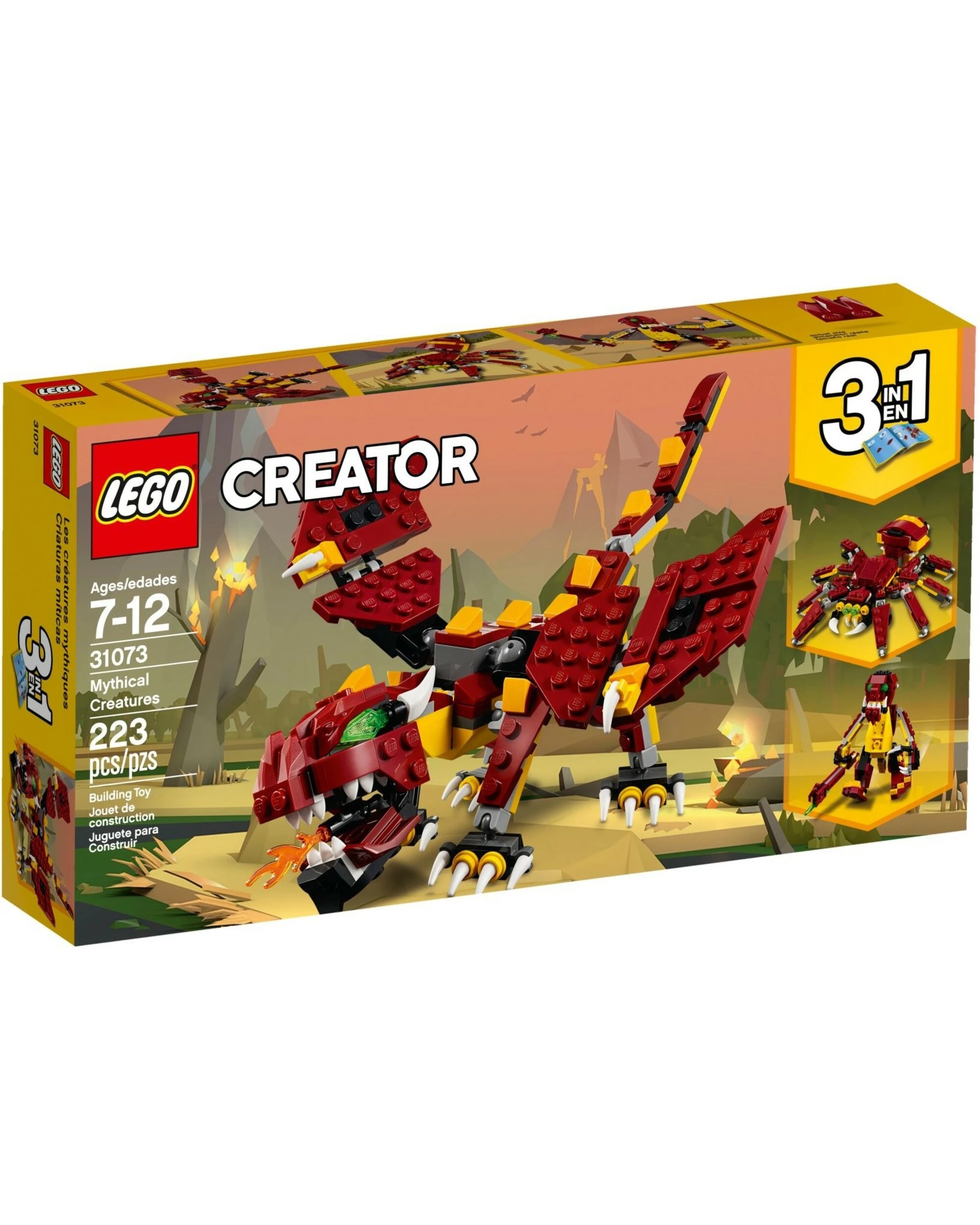 1 LEGO 31073 Creator 3in1 Mythical Creatures: Dragon, Spider & Troll, 1 of 5