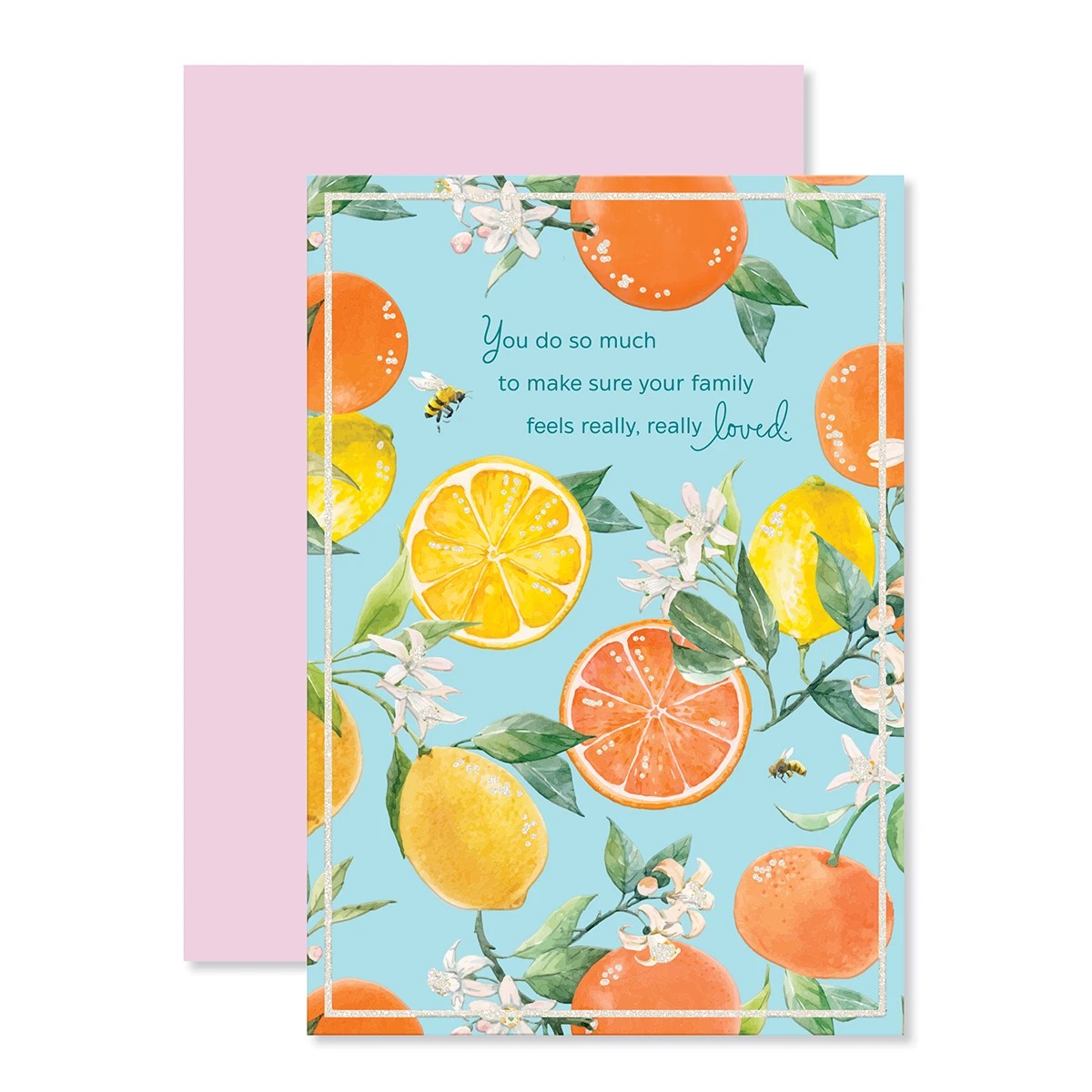1 Hallmark Mother's Day Card -  Oranges and Lemons, 1 of 3