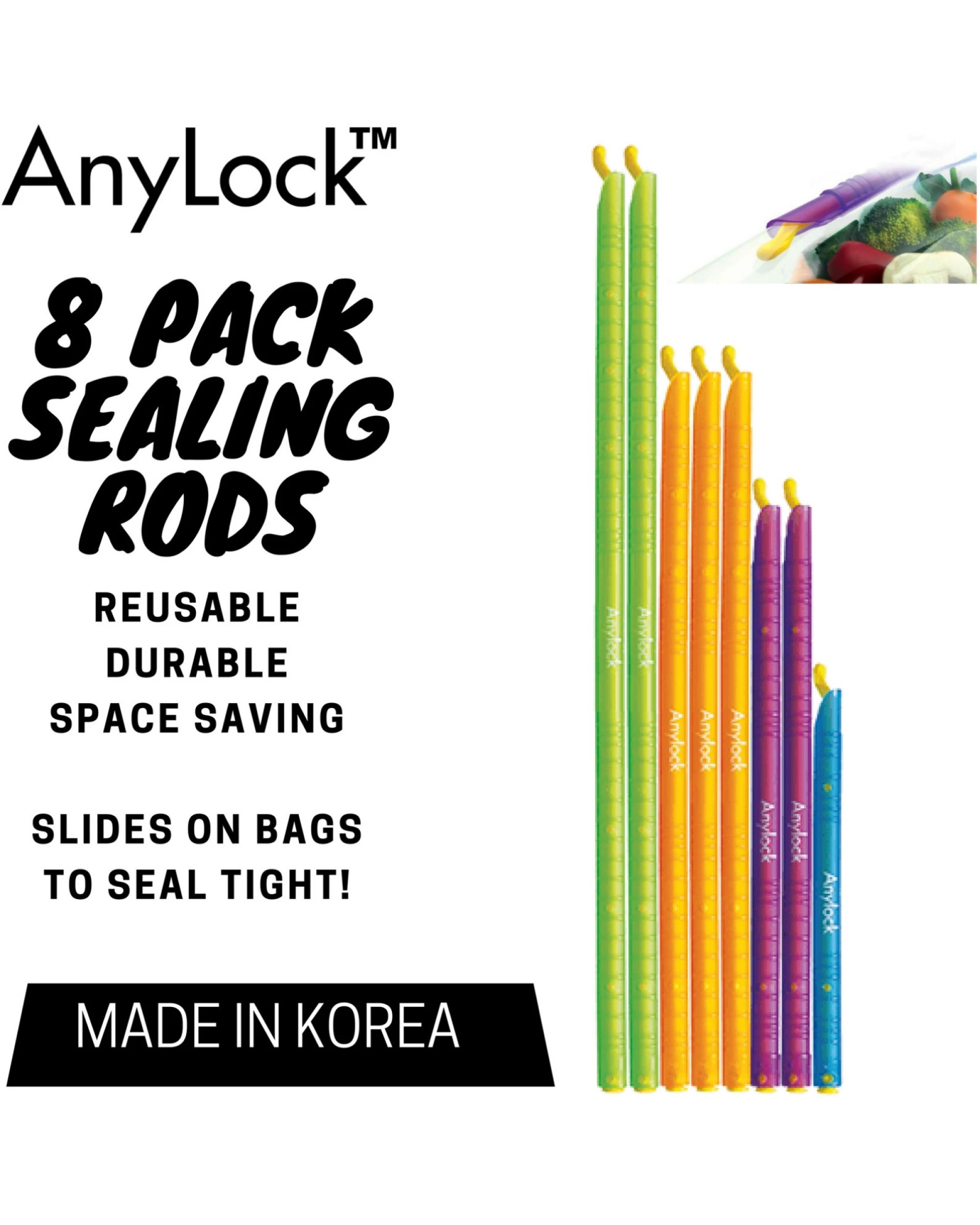 6 AnyLock 8 Pack Sealing Rods, 6 of 6