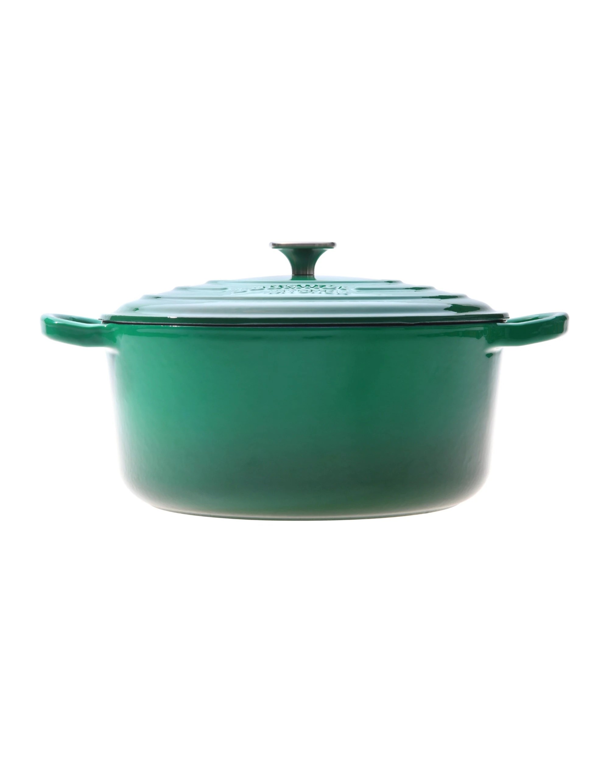 5 Gourmet Kitchen Enamelled Cast Iron Casserole 28cm - Eden Green, 5 of 9