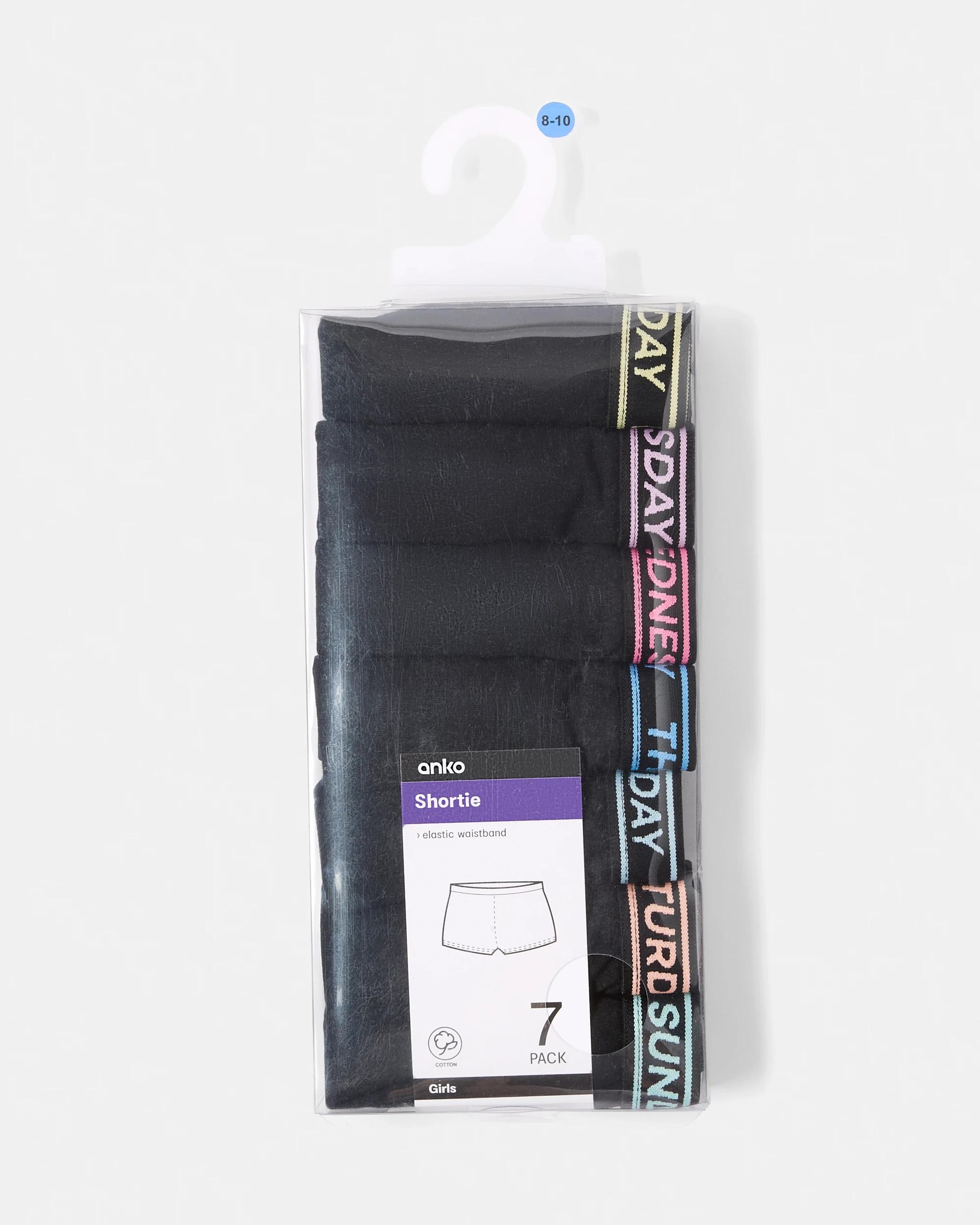 10 7 Pack Shorties Blk Week, 10 of 10