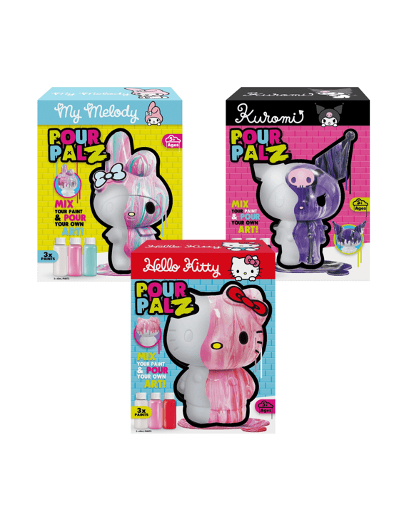 Pour Palz Sanrio Hello Kitty Large Toy - Assorted
