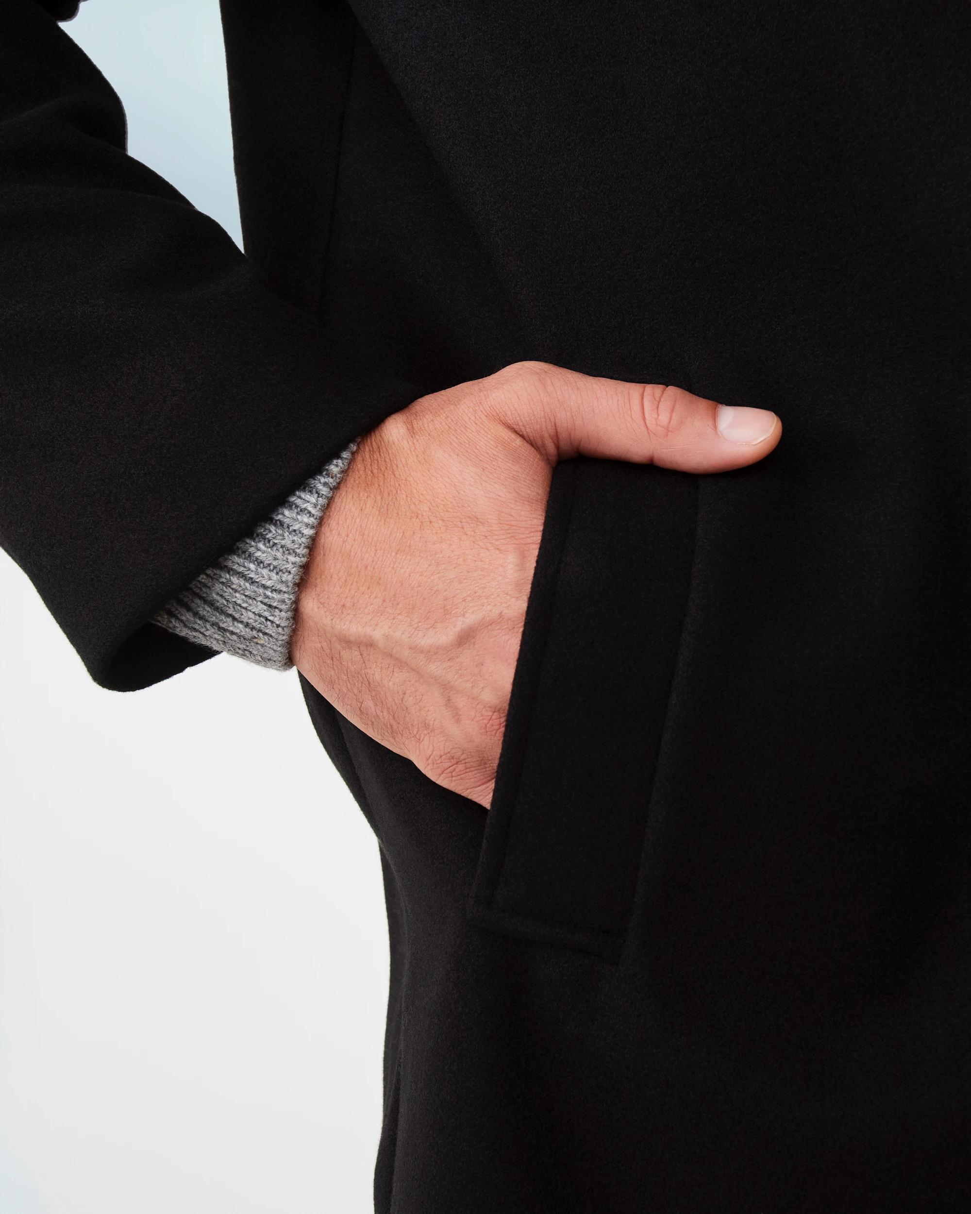 7 Smart Casual Coat Black, 7 of 7