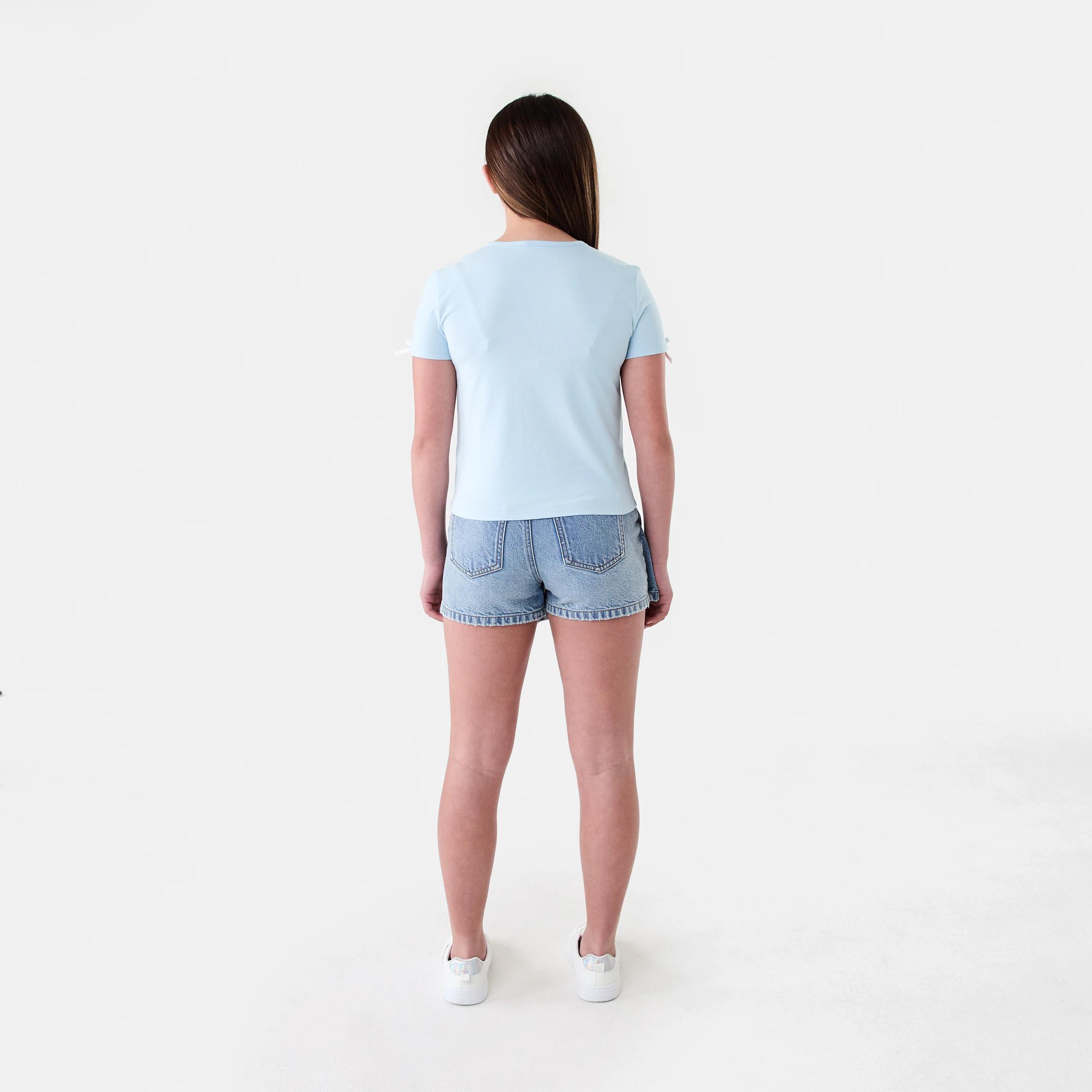 6 Short Sleeve Ringer T-shirt Ice Mist, 6 of 6