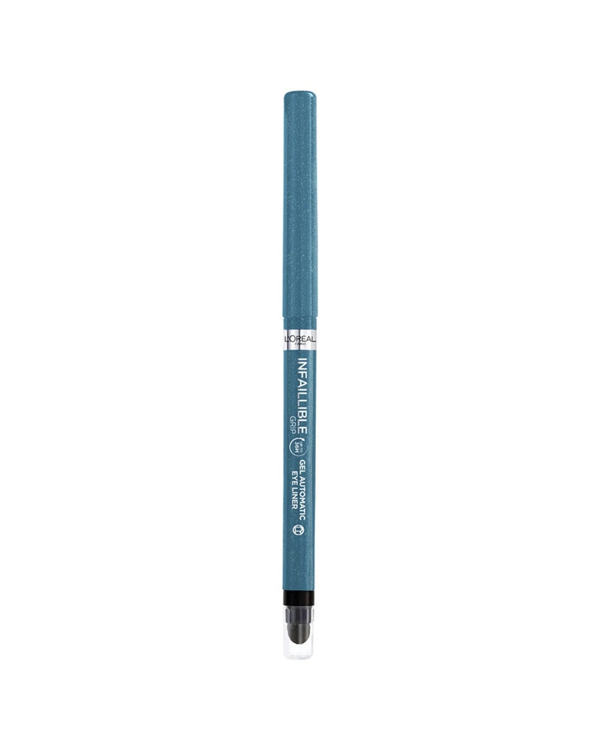 1 L'Oreal Paris Infallible Grip Gel Automatic Liner Waterproof 36hr Faux Fur - Blue, 1 of 3