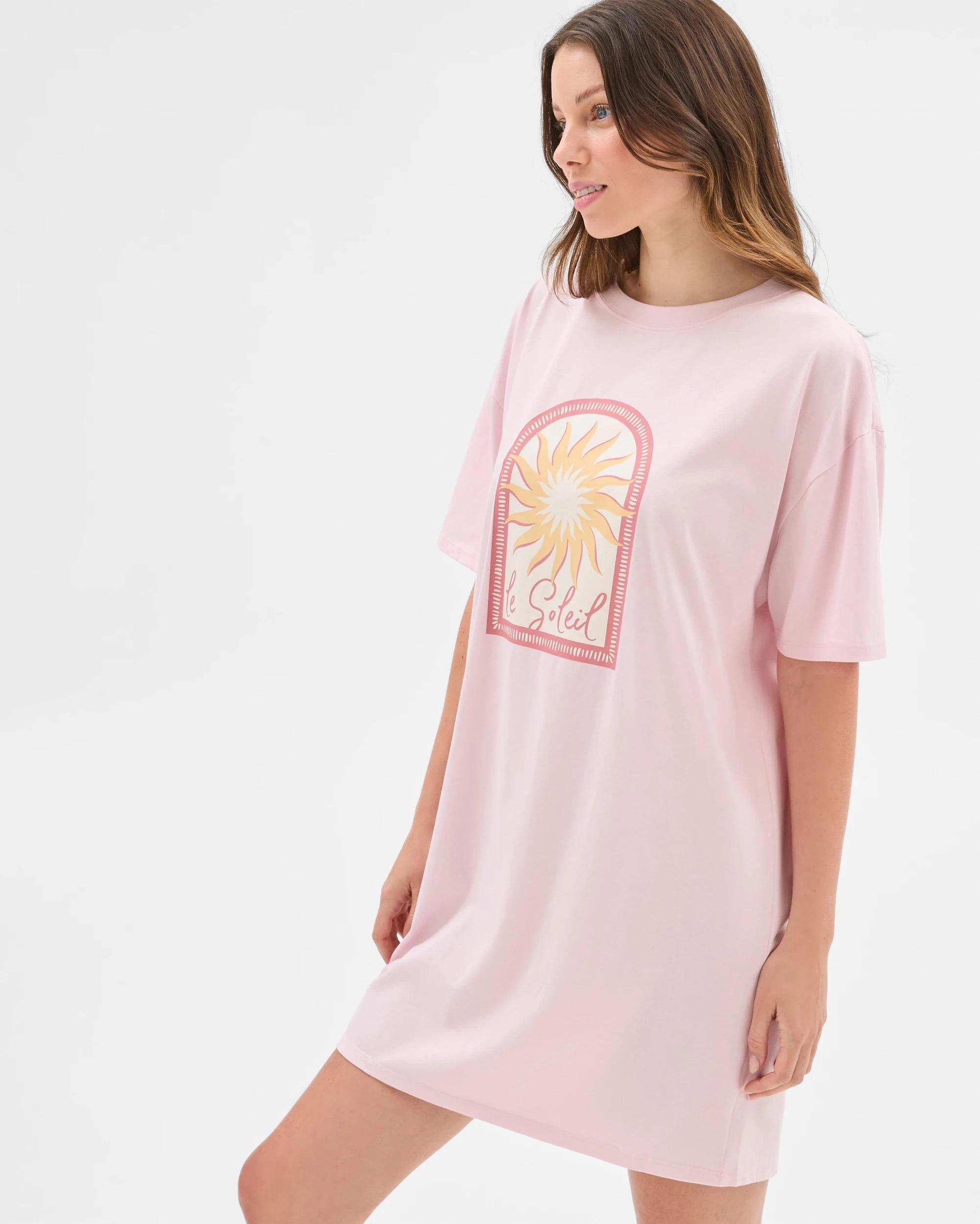 3 Target Australian Cotton Womens Boyfriend T-Shirt Nightie LE SOLEIL, 3 of 6