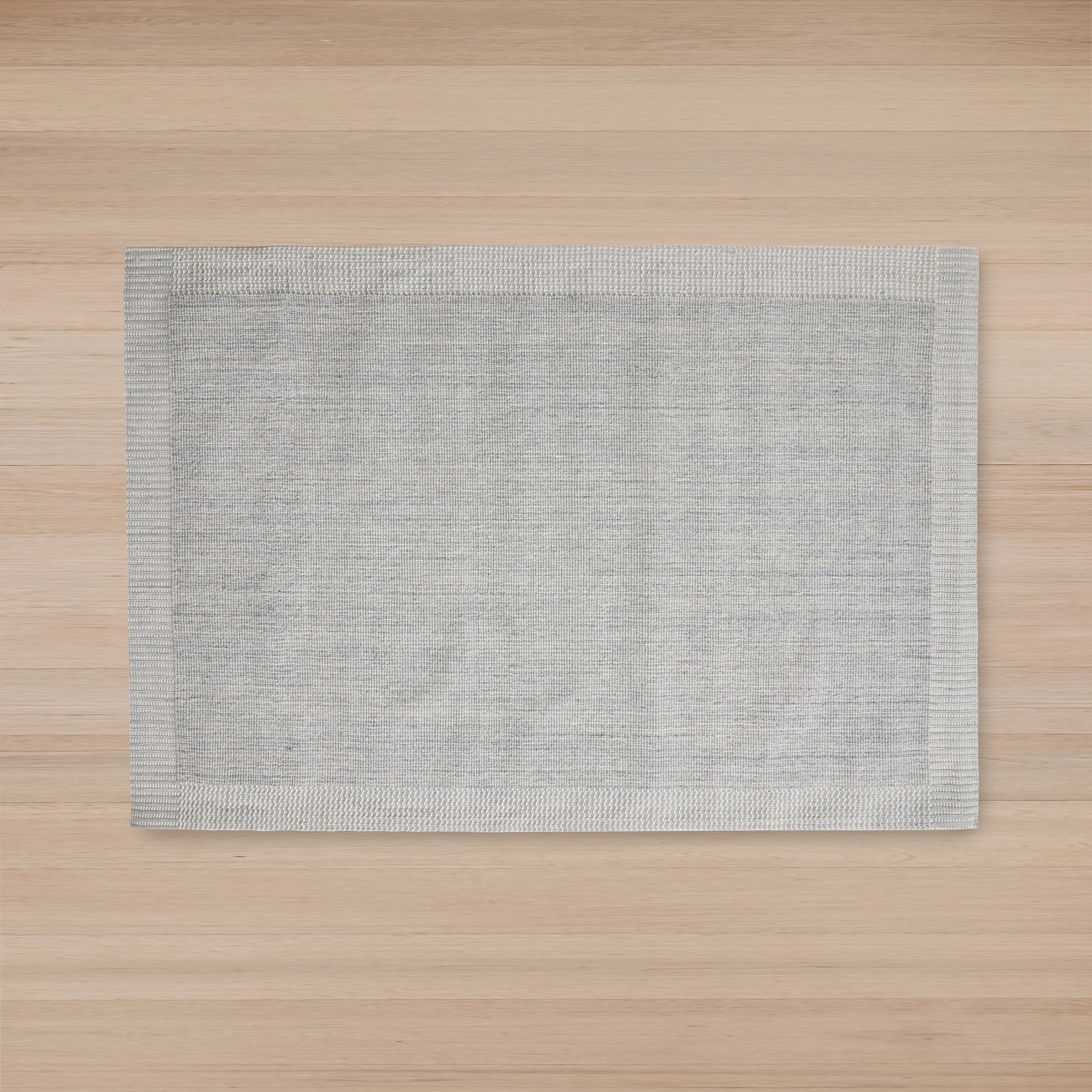 5 Moreton Wool Rich Rug - Blue, Large - 235cm x 160cm, 5 of 8