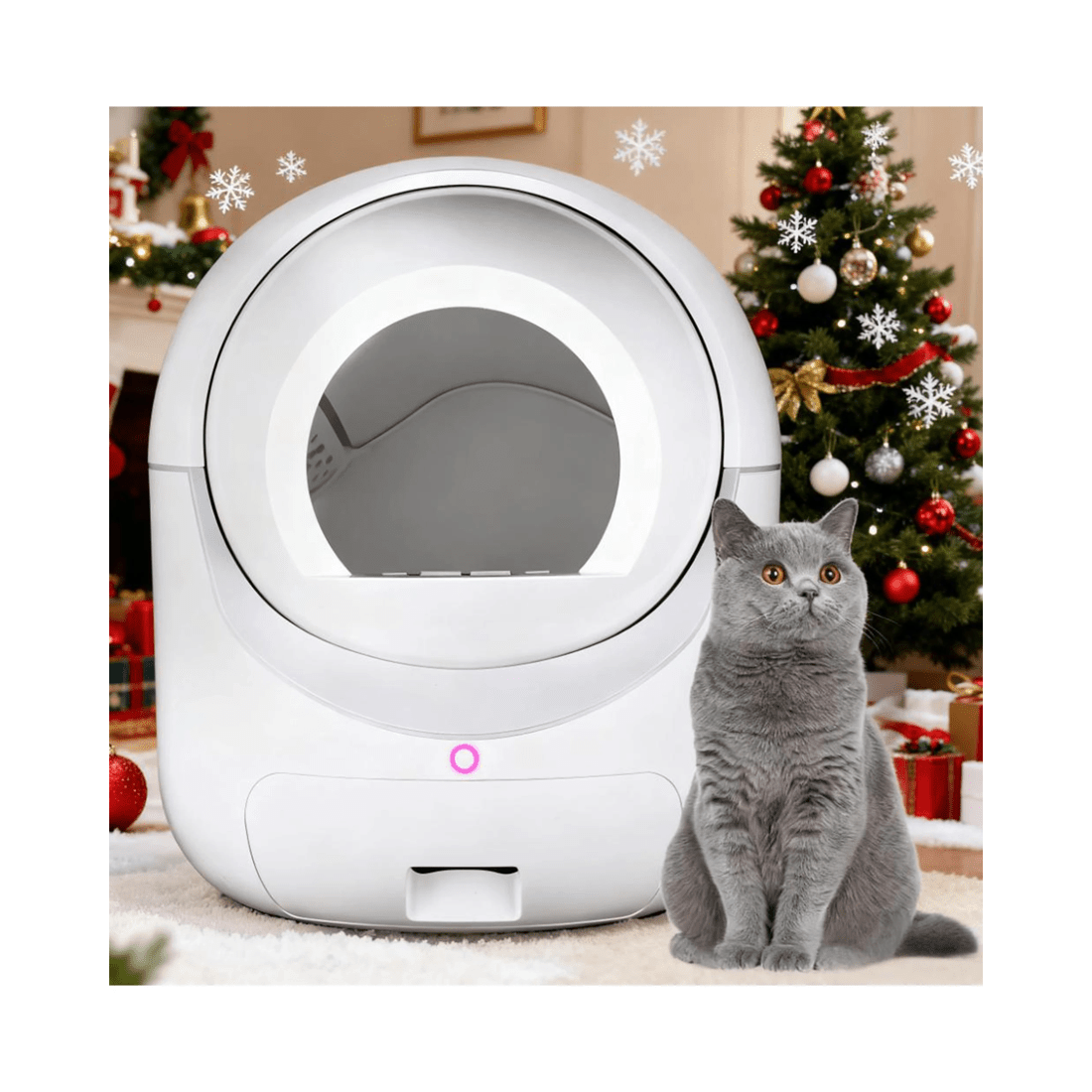 5 Advwin 70l Self Cleaning Cat Litter Box, 5 of 7