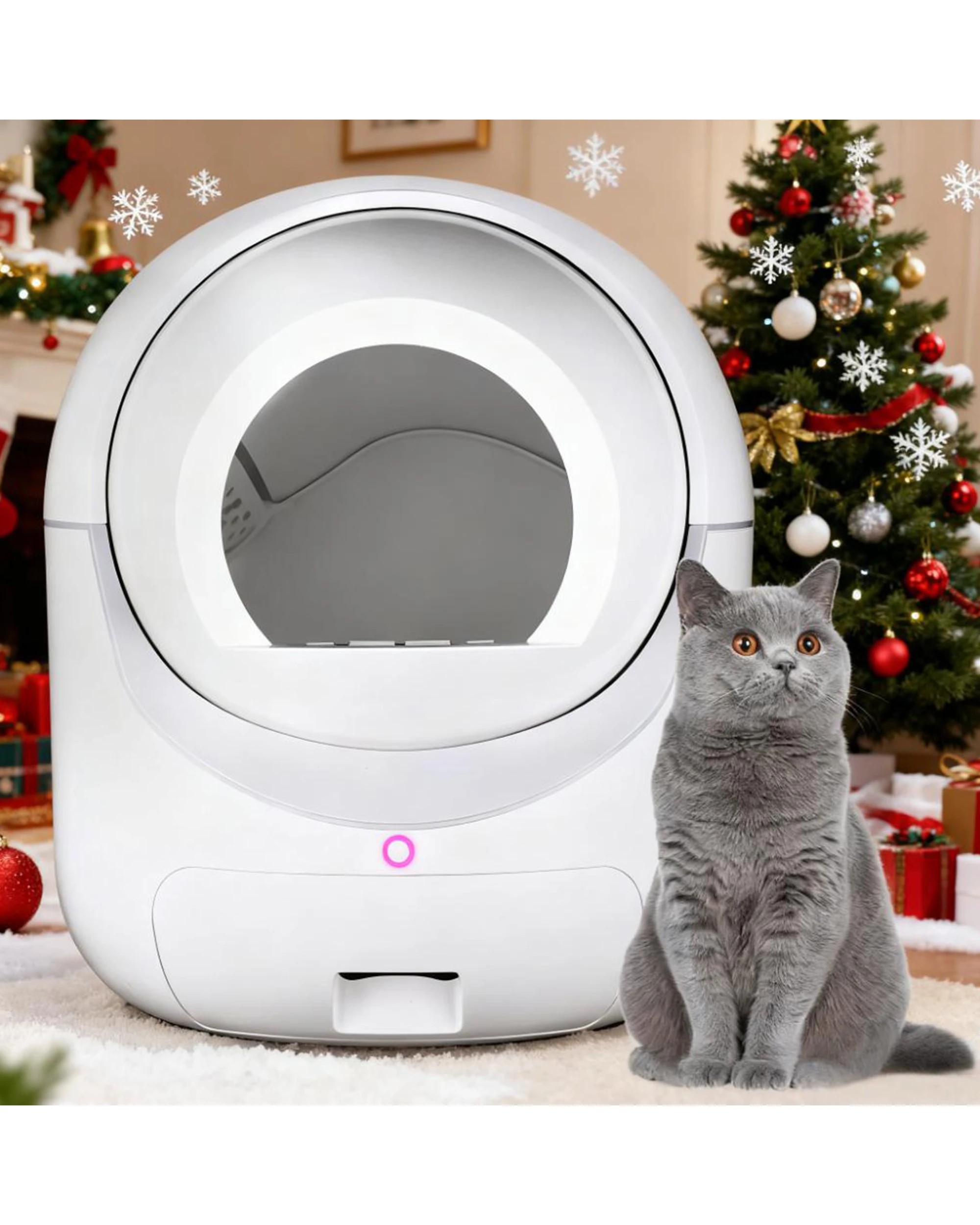 5 Advwin 70l Self Cleaning Cat Litter Box, 5 of 7