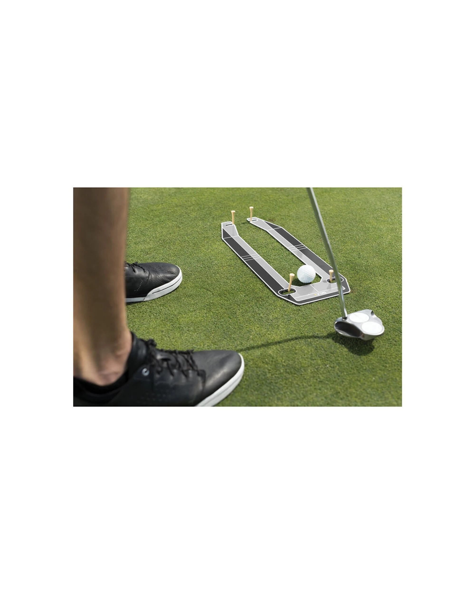2 Sklz 2PK Portable Golf Putting Alignment Sports Training Gate Two-Gate Set - Grey, 2 of 2