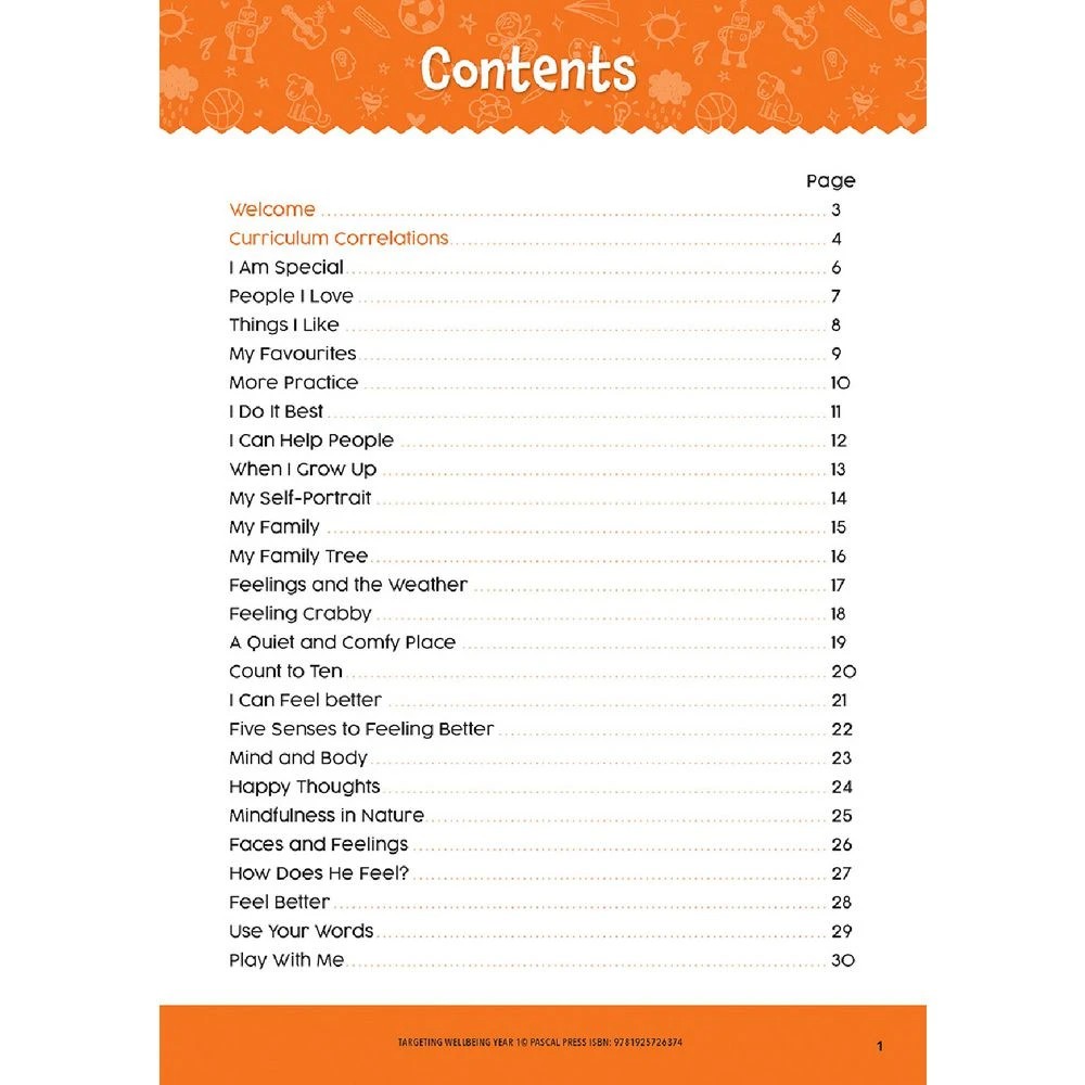 2 Targeting Wellbeing Year 1, 2 of 7