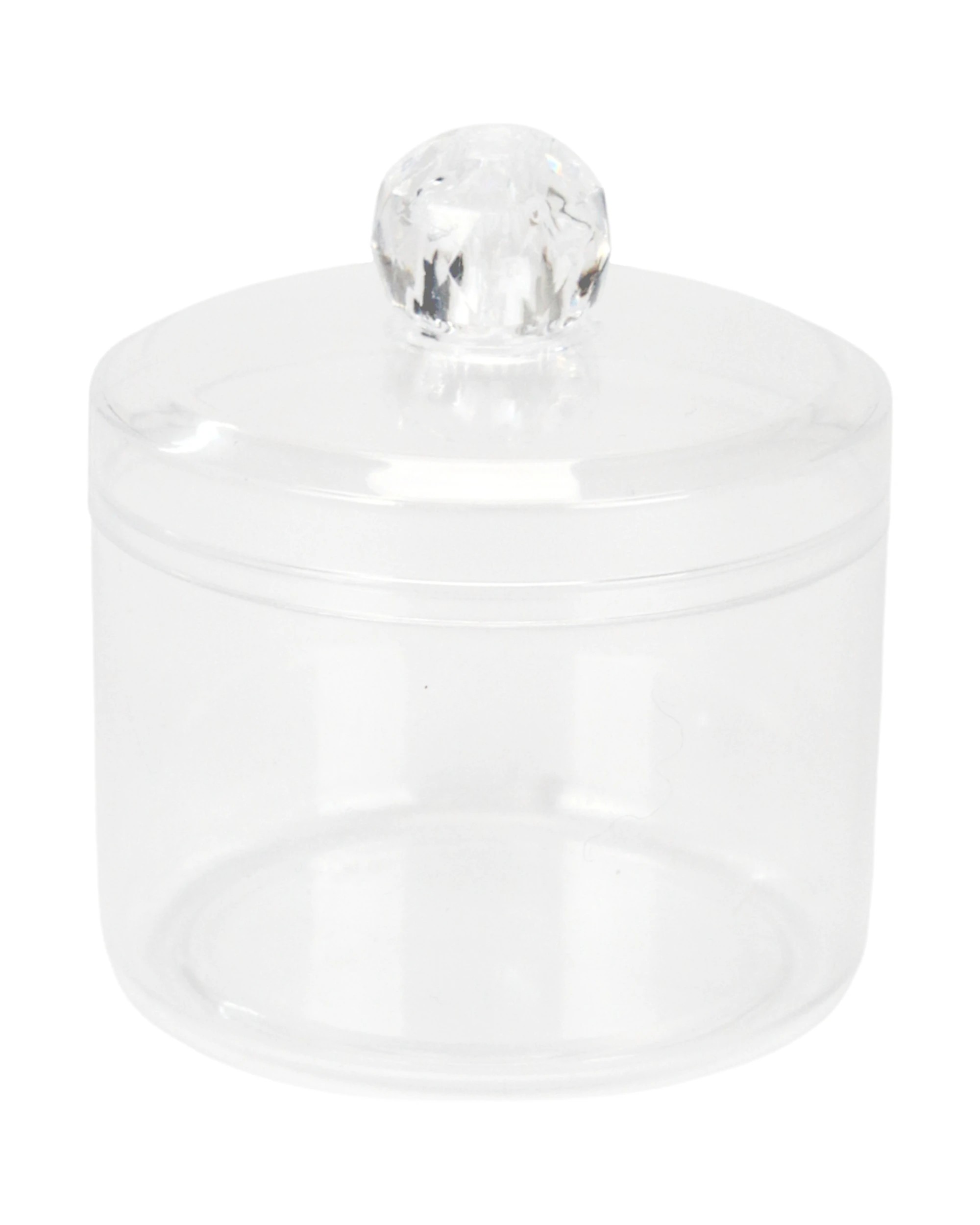 1 Party Maker Mini Plastic Jar With Lid 6cm - Clear, 1 of 3